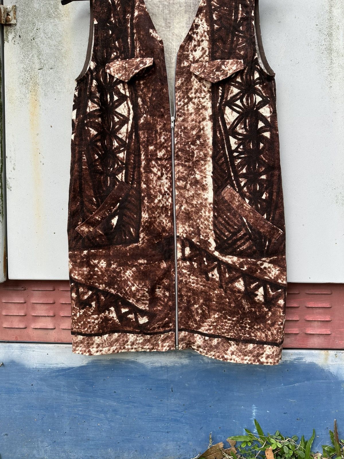 CABANE de ZUCCa 👹Cabane De Zucca By Issey Miyake Art Tee Long Vests Size US S / EU 44-46 / 1 - 5 Thumbnail