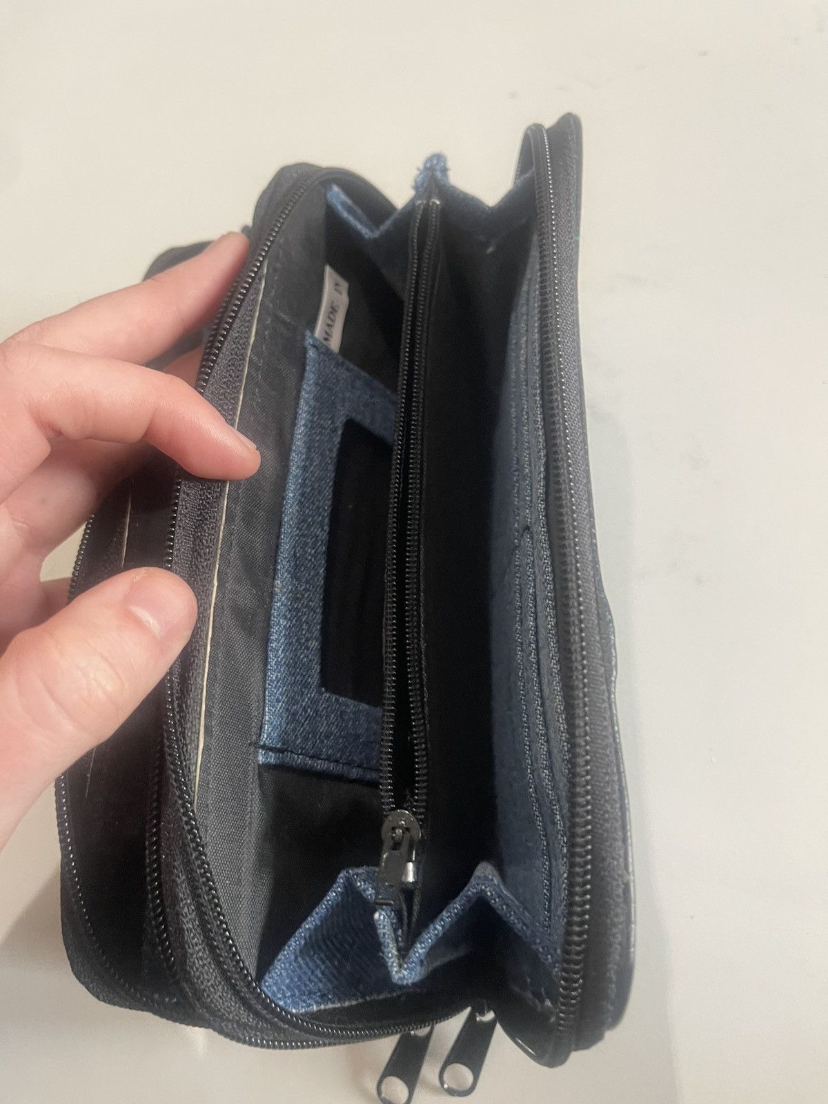 Other Up cycled Denim Multiple pocket Wallet in GUC Size ONE SIZE - 5 Thumbnail