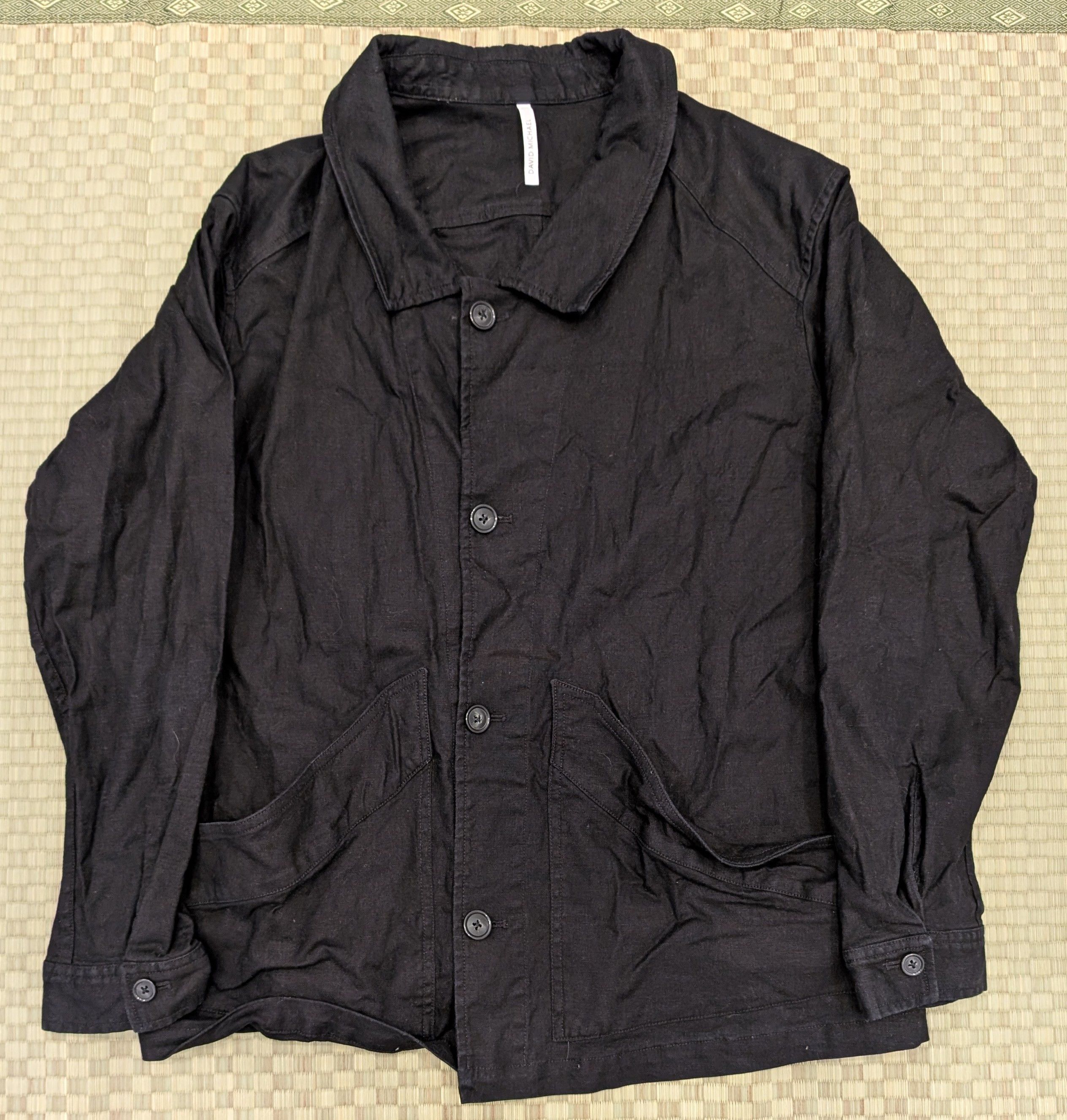 Other David Michael 100% Linen Chore Coat Made in USA Size US XL / EU 56 / 4 - 1 Thumbnail