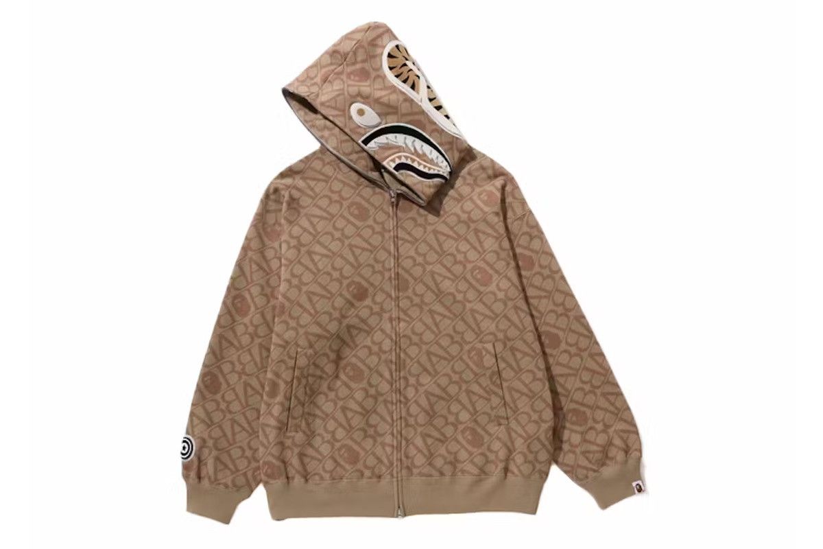 Bape BAPE Sport Monogram Shark Hoodie Size US S / EU 44-46 / 1 - 1 Thumbnail