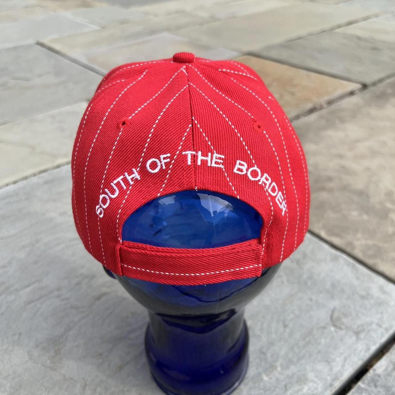 Other South of the Border Red Pinstripe SOB Strap-back Hat Size ONE SIZE - 3 Thumbnail