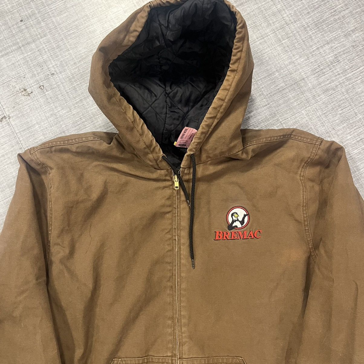 Carhartt × Dickies × Vintage VTG Dickies Carhartt Style Hooded Jacket Size US XL / EU 56 / 4 - 2 Thumbnail