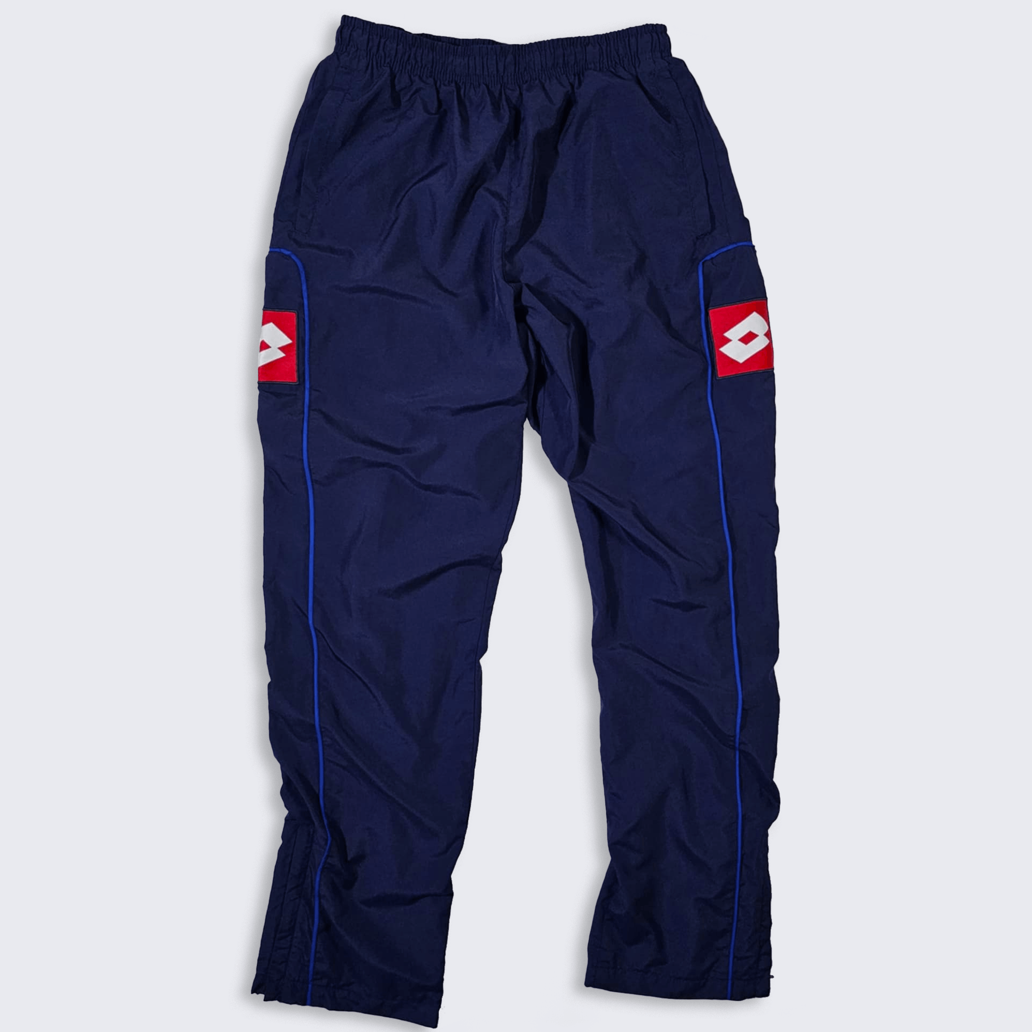 Lotto Sport × Vintage Lotto Vintage 90s Italy Blue Windbreaker Track Pants Size US 32 / EU 48 - 1 Thumbnail