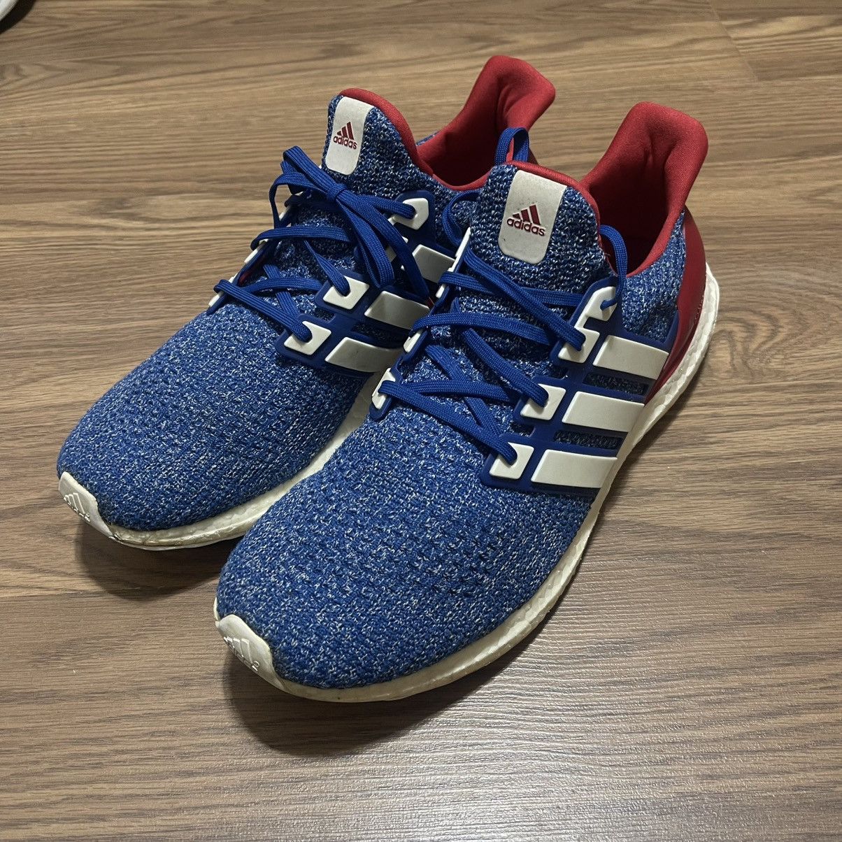 Adidas Adidas UltraBoost 4.0 'USA' Red white blue Size US 12 / EU 45 - 3 Thumbnail