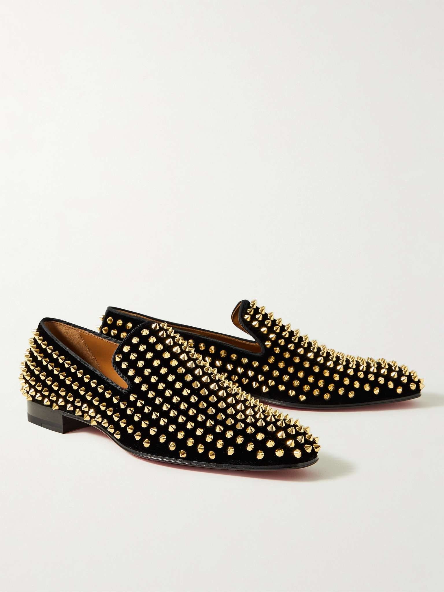 Christian Louboutin o1w1db10325 Loafer in Black Size US 7 / IT 37 - 3 Thumbnail