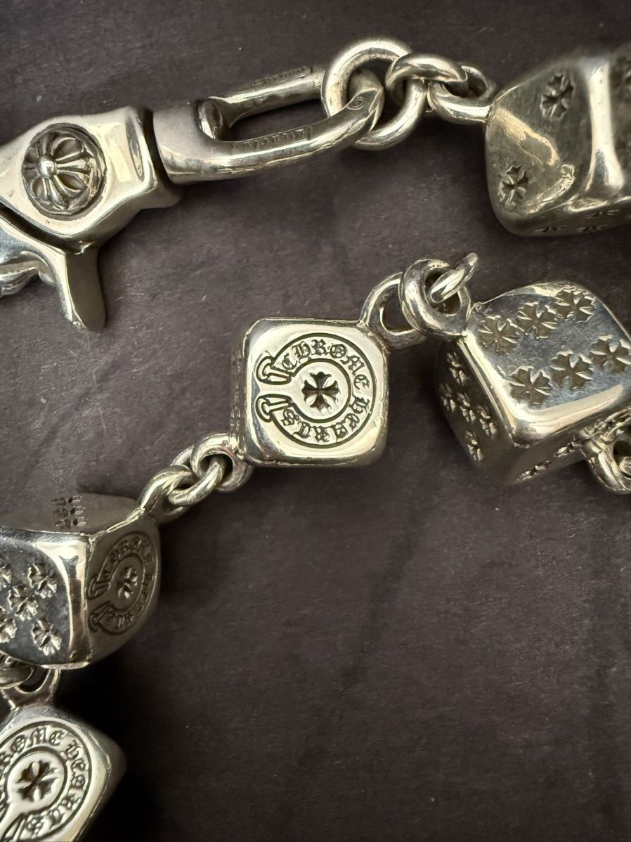 Chrome Hearts Chrome Hearts 2 clips L13 Dice Wallet Chain Size ONE SIZE - 7 Thumbnail