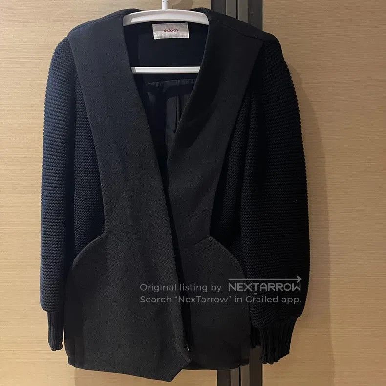 Hussein Chalayan unique black jacket by hussein chalayan. Size US M / EU 48-50 / 2 - 1 Thumbnail