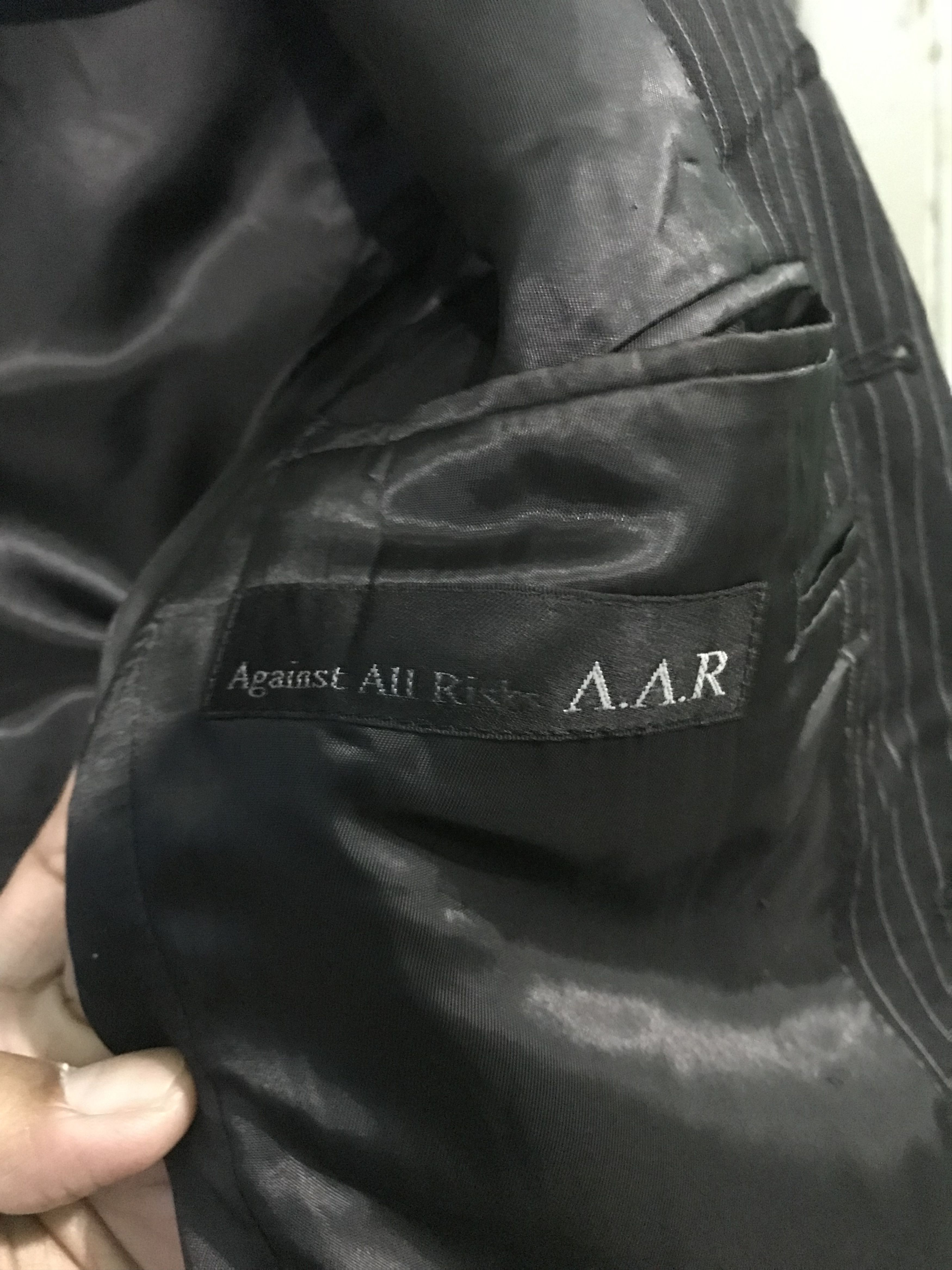Yohji Yamamoto Yohji yamamoto against all risks stripe suits Size 36R - 4 Thumbnail
