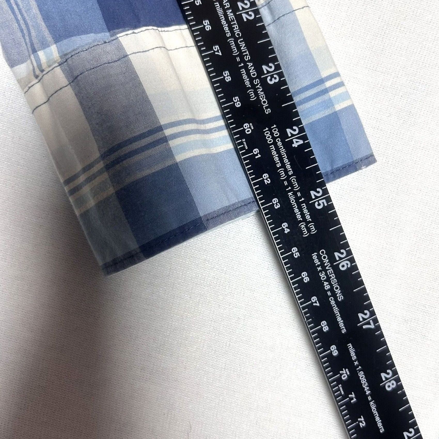 Timberland Timberland Shirt Plaid Button-Up Long Sleeve XL Blue Cotton Men Button-Down Size US XL / EU 56 / 4 - 5 Thumbnail