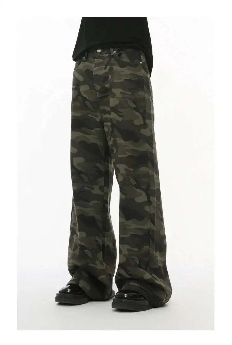 Japanese Brand Baggy Camo Jeans Asian Style Size US 34 / EU 50 - 2 Thumbnail