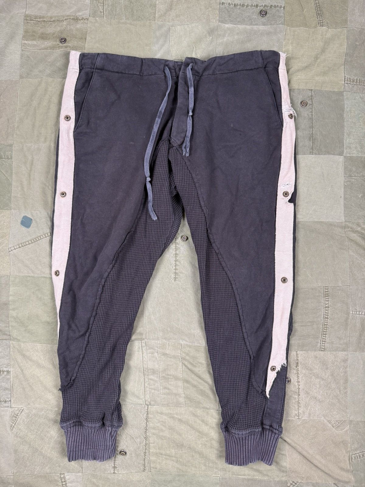 Greg Lauren 50/50 Pant with White Stripe Size US 34 / EU 50 - 1 Thumbnail