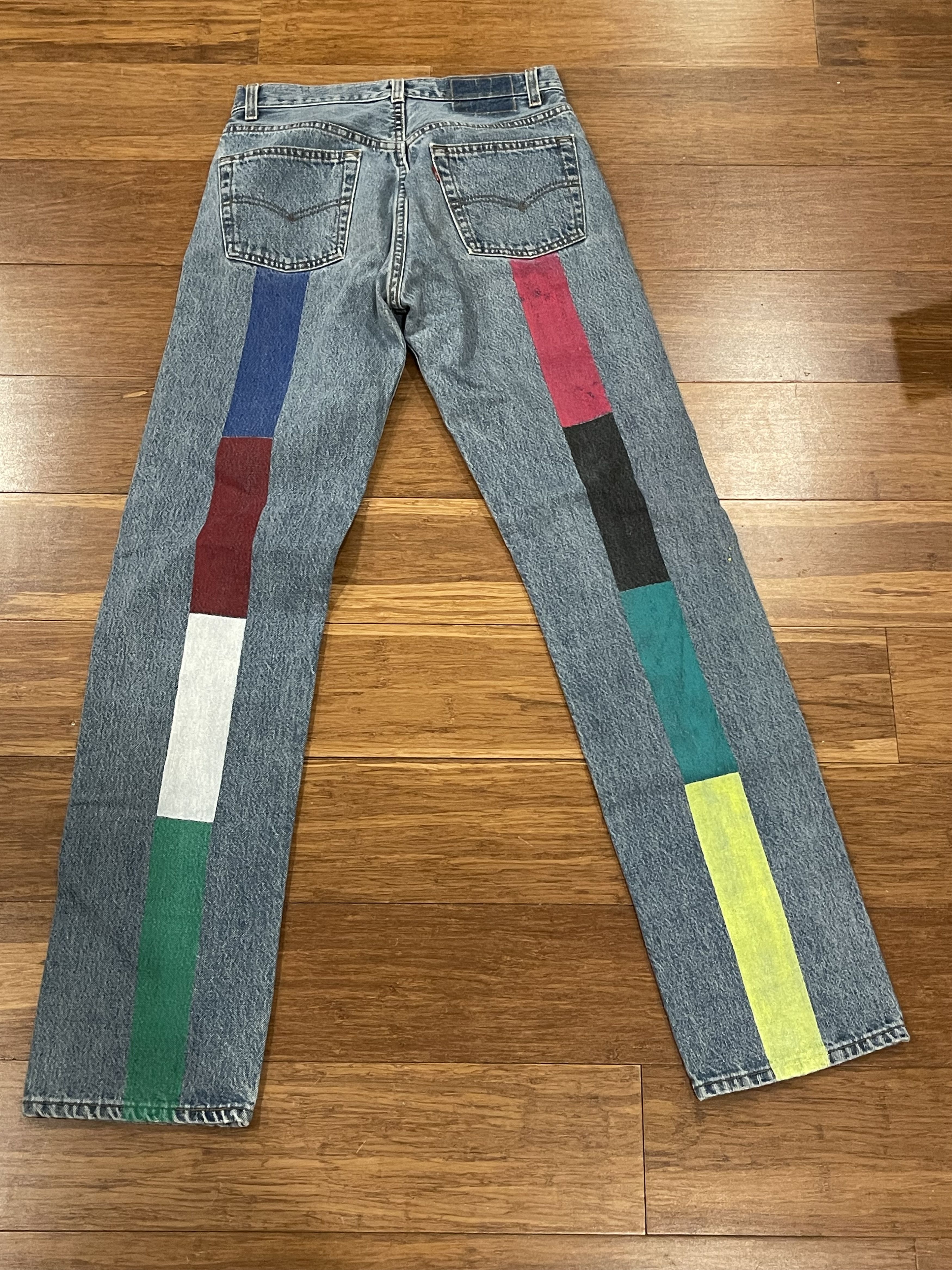 Levi's Vintage Clothing Levi's Back Paint Denim Pants 501 Size 29" - 2 Thumbnail