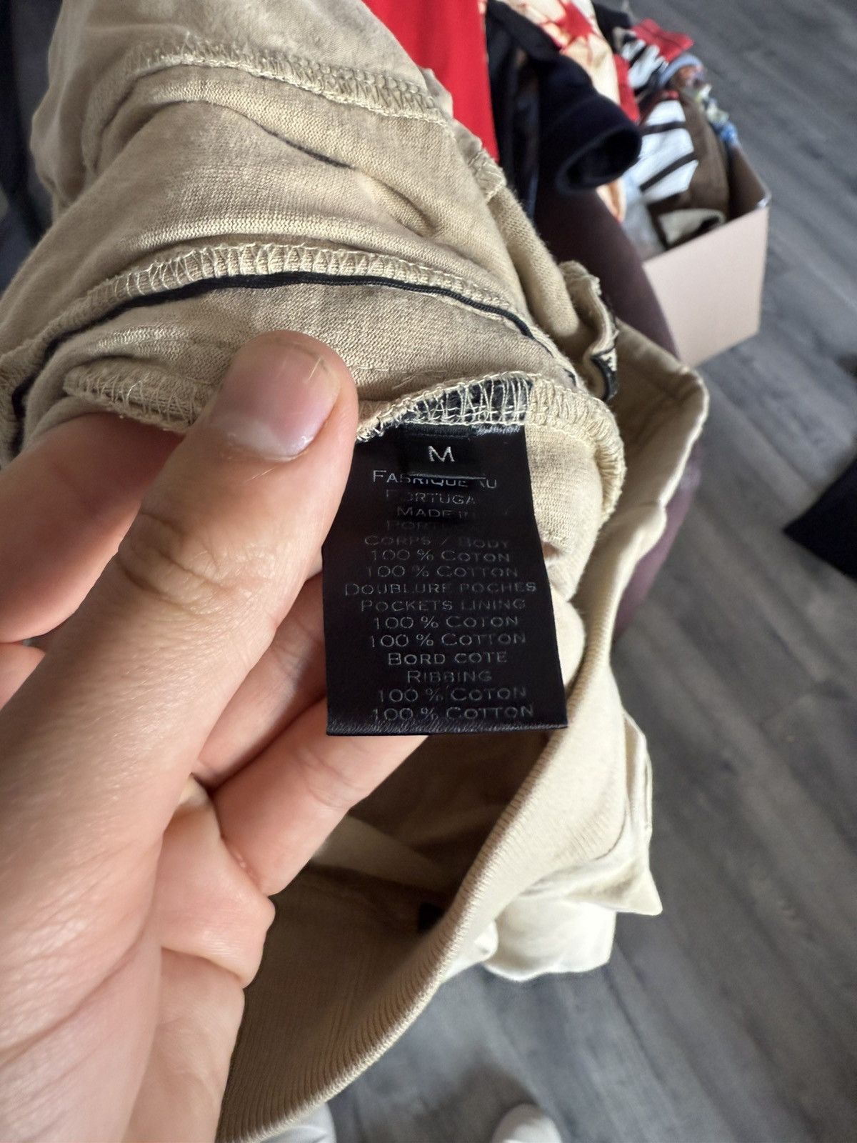 Balmain Beige Biker Joggers with Zip Pockets and Ribbed Panels Size US 32 / EU 48 - 13 Thumbnail