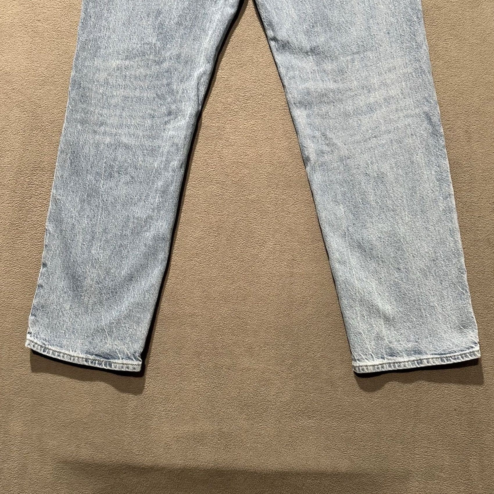 Vintage Aéropostale Jeans Men 32x32 Blue Denim Light Wash Straight Classic 5-Pocket Regular Fit Size 32 Size US 32 / EU 48 - 4 Thumbnail