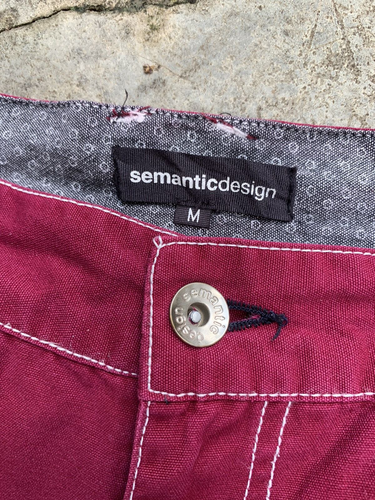 Japanese Brand × semanticdesign Semanticdesign Japan Double Waist Pants Size US 31 - 9 Thumbnail