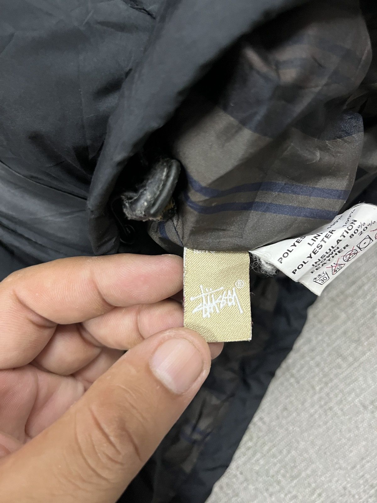 Stussy Stussy hoodie puffer jacket snap buttons Size US M / EU 48-50 / 2 - 14 Thumbnail