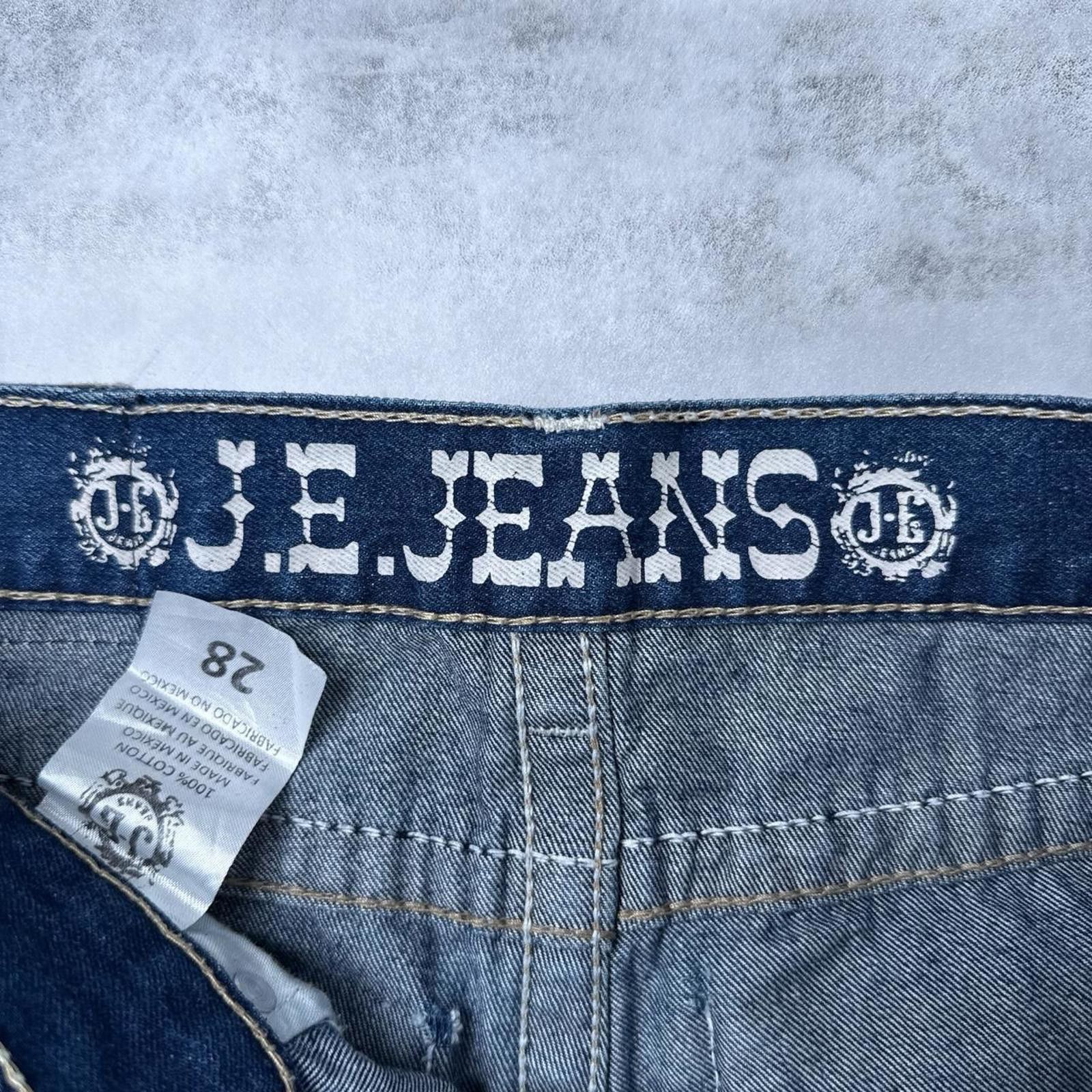 Other Y2K J.E. Denim 00s Bootcut Cowboy Jeans Size 28" / US 6 / IT 42 - 5 Thumbnail