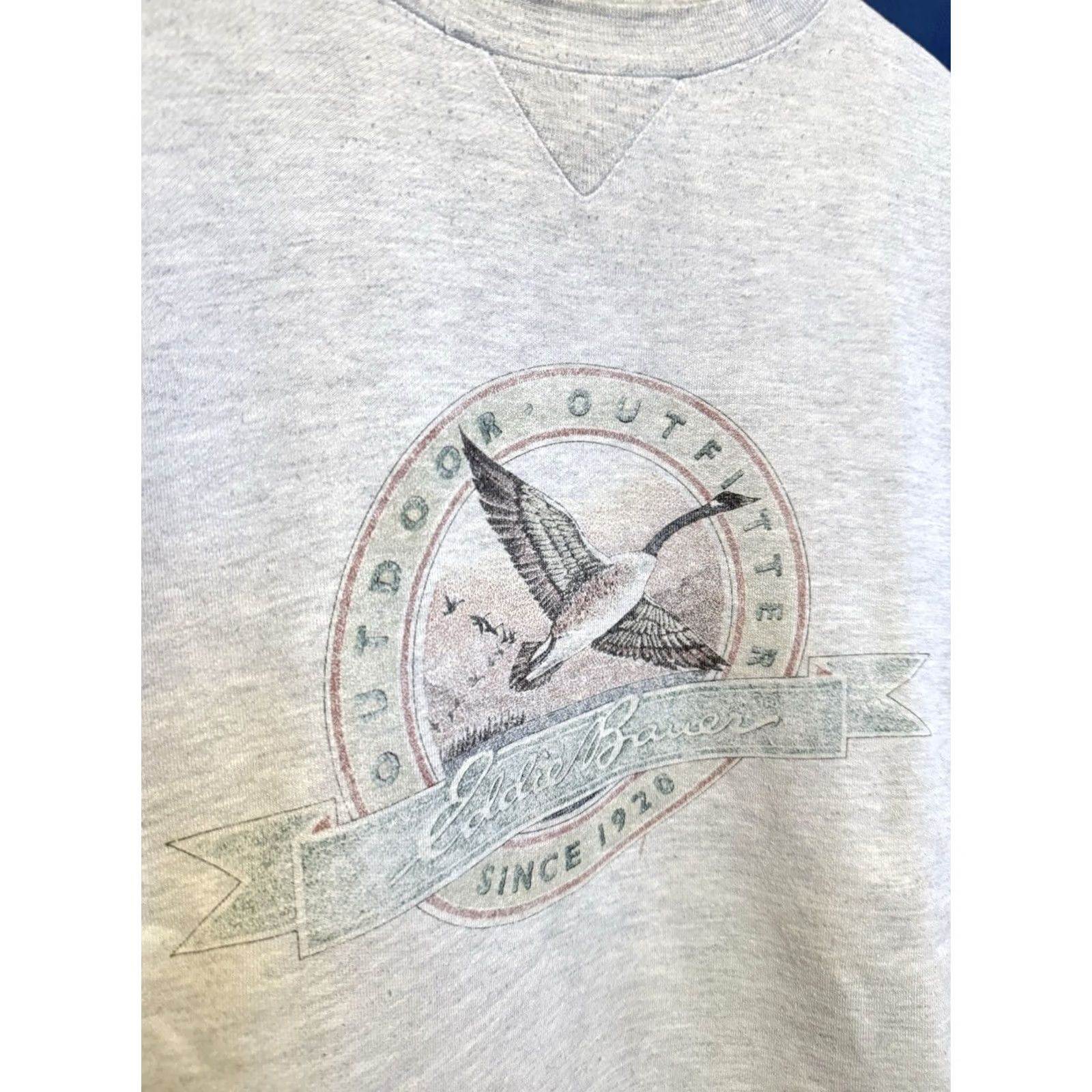Eddie Bauer VINTAGE Eddie Bauer Sweatshirt Goose Graphic Pullover 90s Gray XL Men Mens Size US XL / EU 56 / 4 - 4 Thumbnail