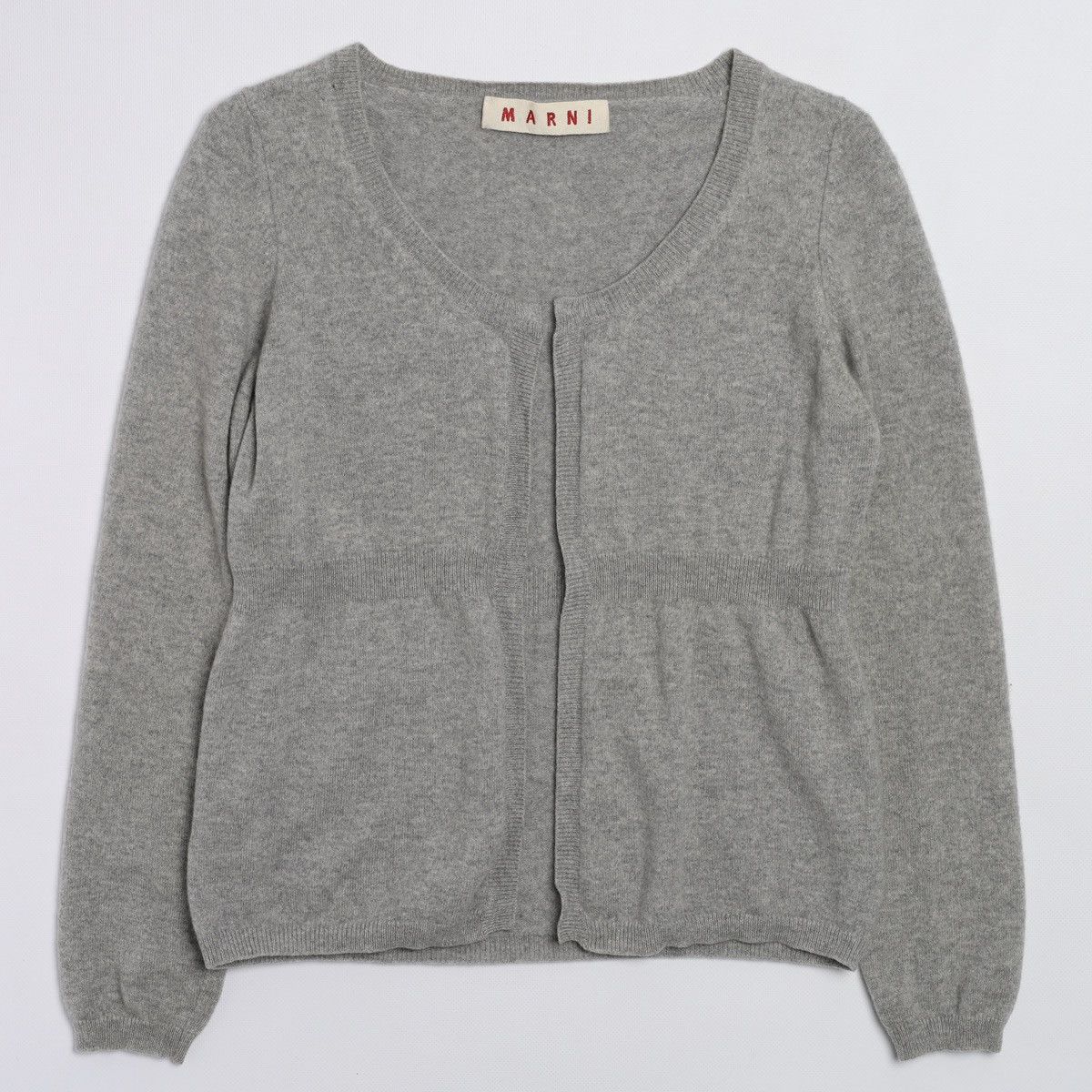 Marni Marni Cashmere Gray Open Cardigan Sweater Size M / US 6-8 / IT 42-44 - 7 Thumbnail