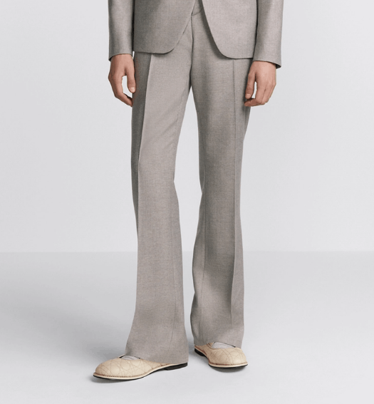 Dior o1w1db11225 443C13 Flared Pant in Gray Size US 32 / EU 48 - 5 Thumbnail