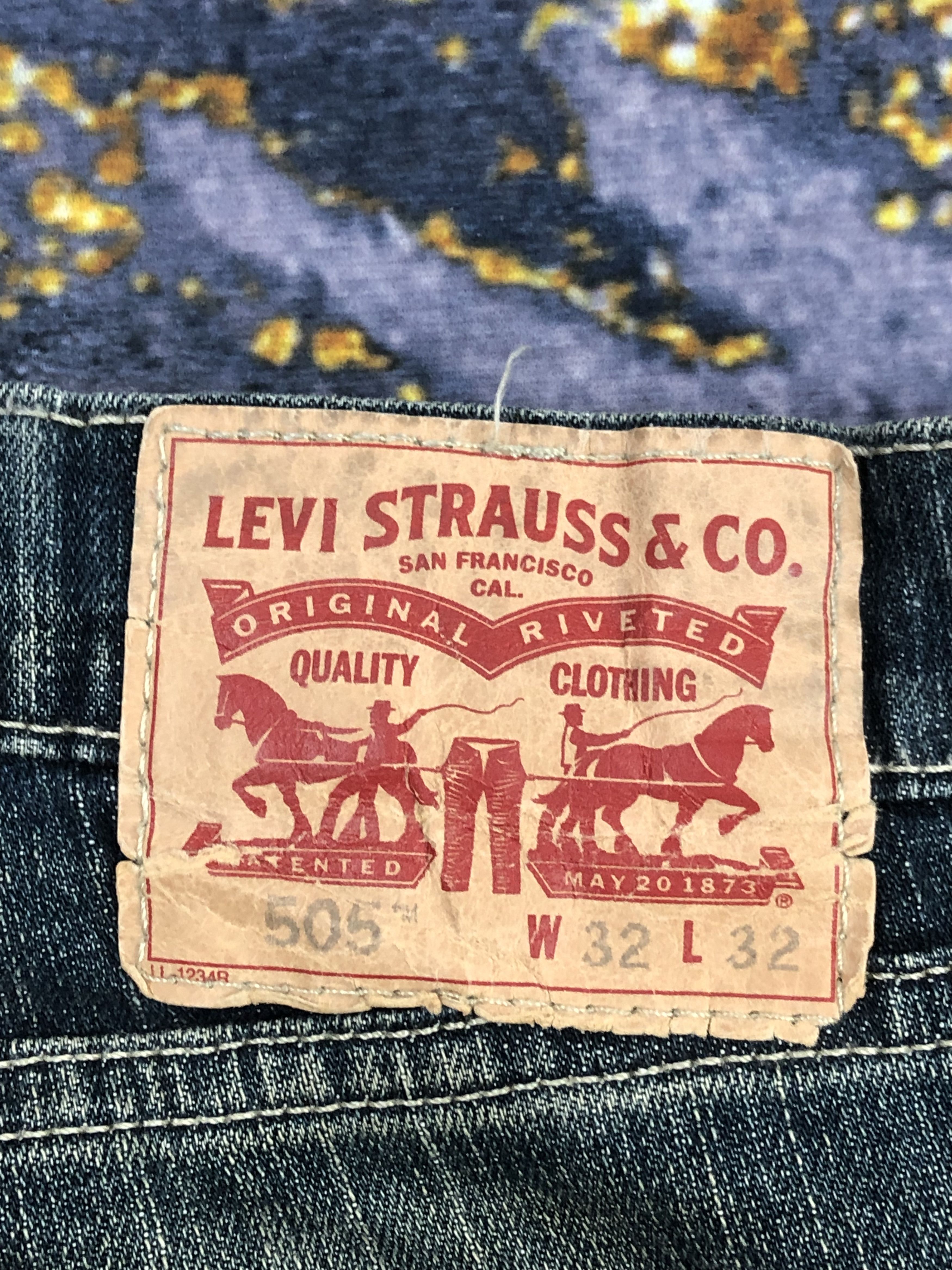 Levi's Vintage Levis 505 Rusty Blue Denim Jeans DPP0141 Size US 32 / EU 48 - 5 Thumbnail