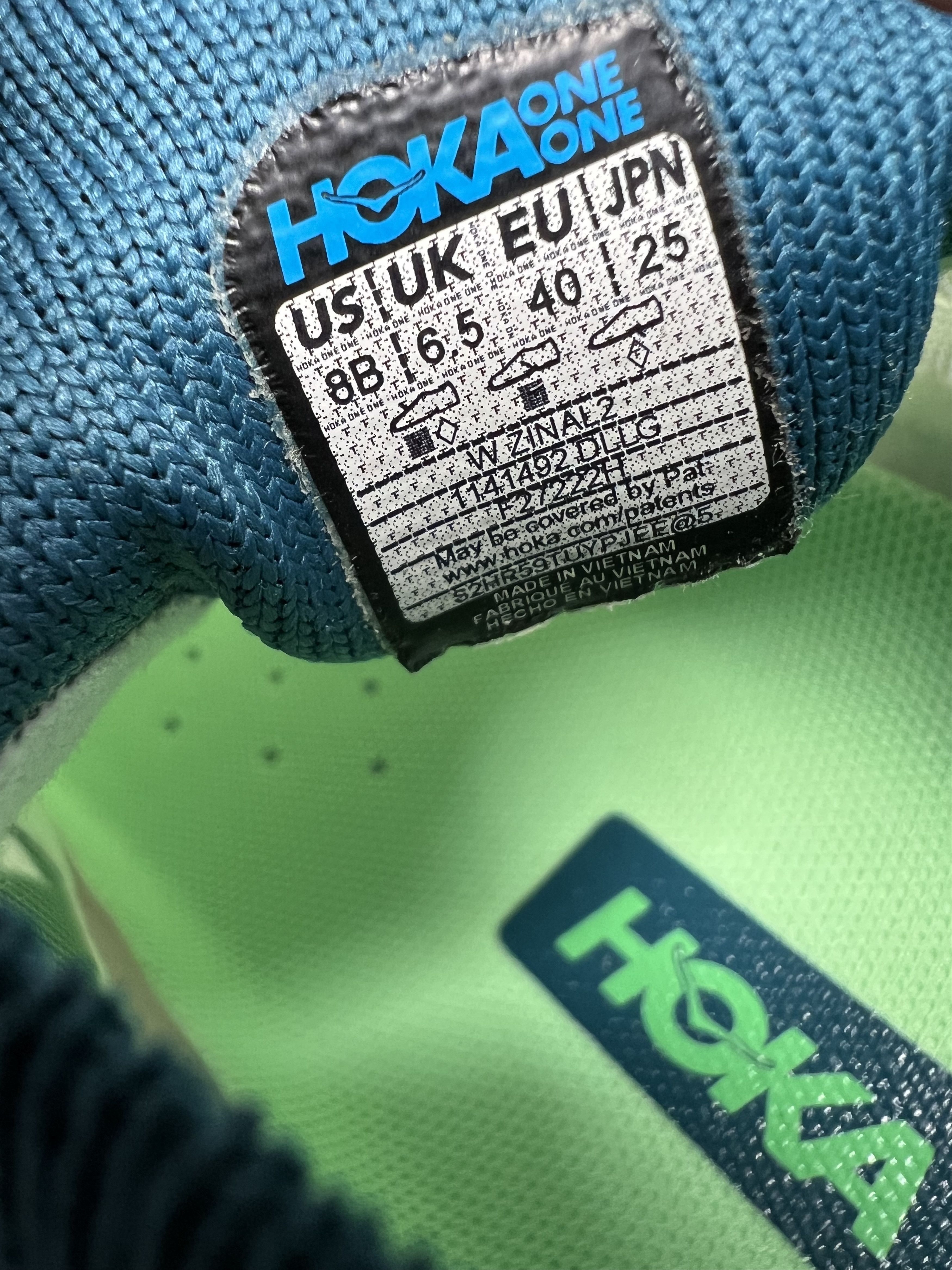 Hoka 8B Hoka One One Zinal 2 Women's Trail Running Shoes Size US 8 / IT 38 - 17 Thumbnail