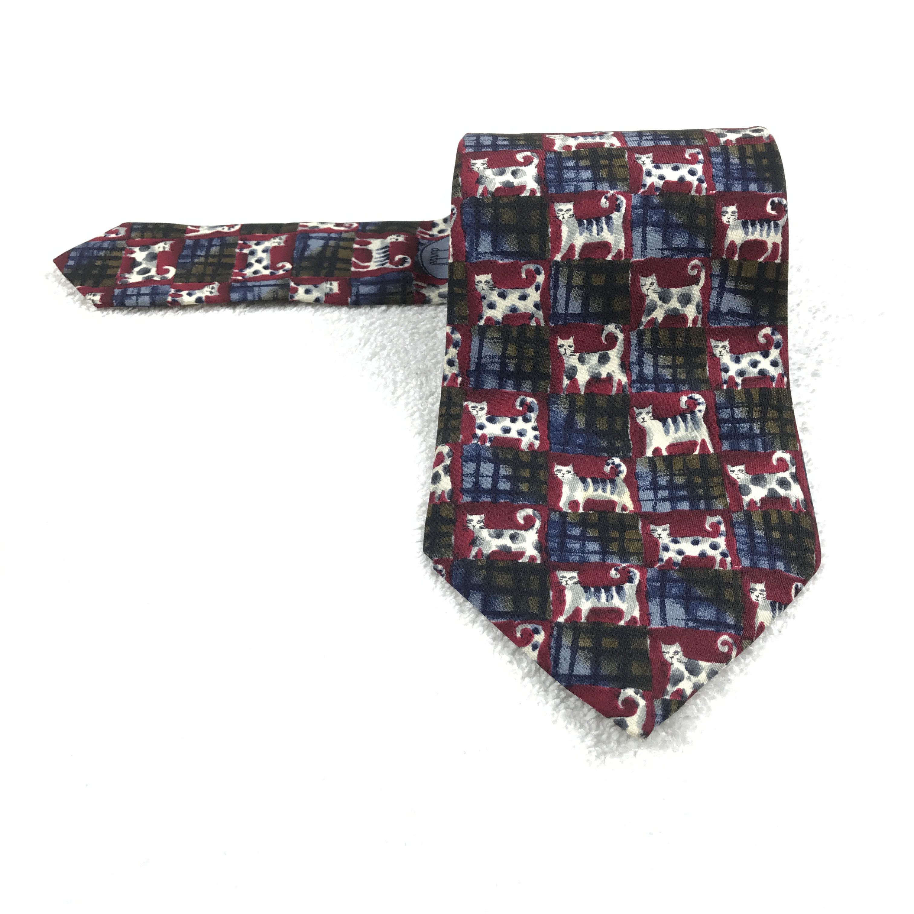 Alfred Dunhill × Vintage Vintage Dunhill by Ralph Lauren Silk Necktie Size ONE SIZE - 1 Thumbnail