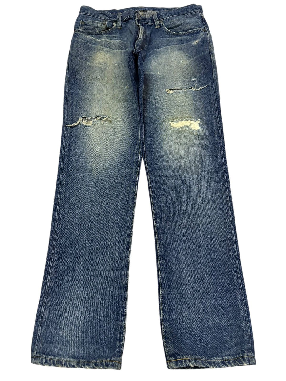 Vtg Edwin Japan 503 Distressed Jeans