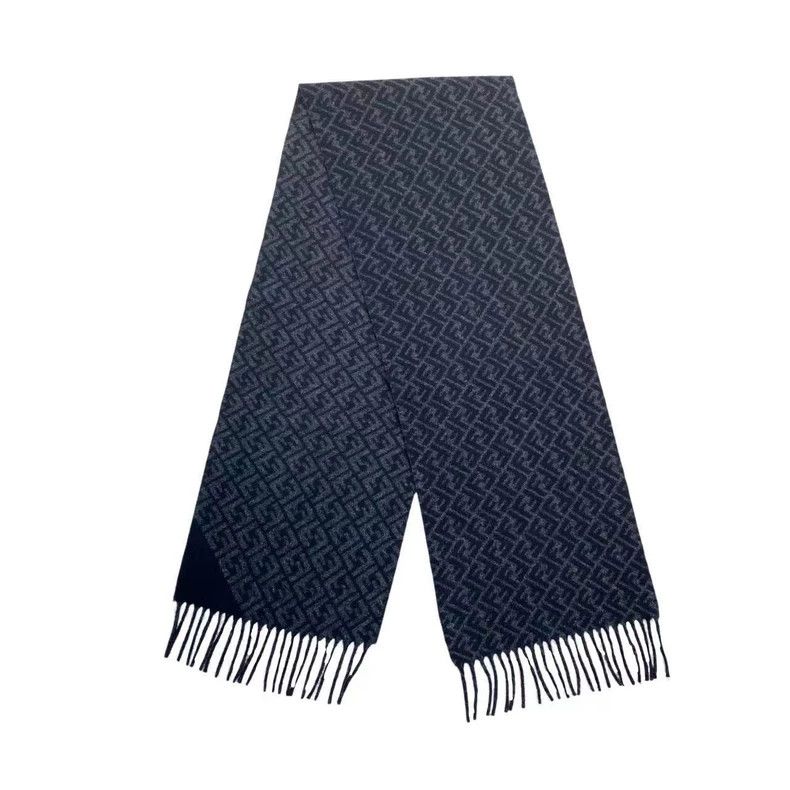 Fendi Black old-fashioned scarf