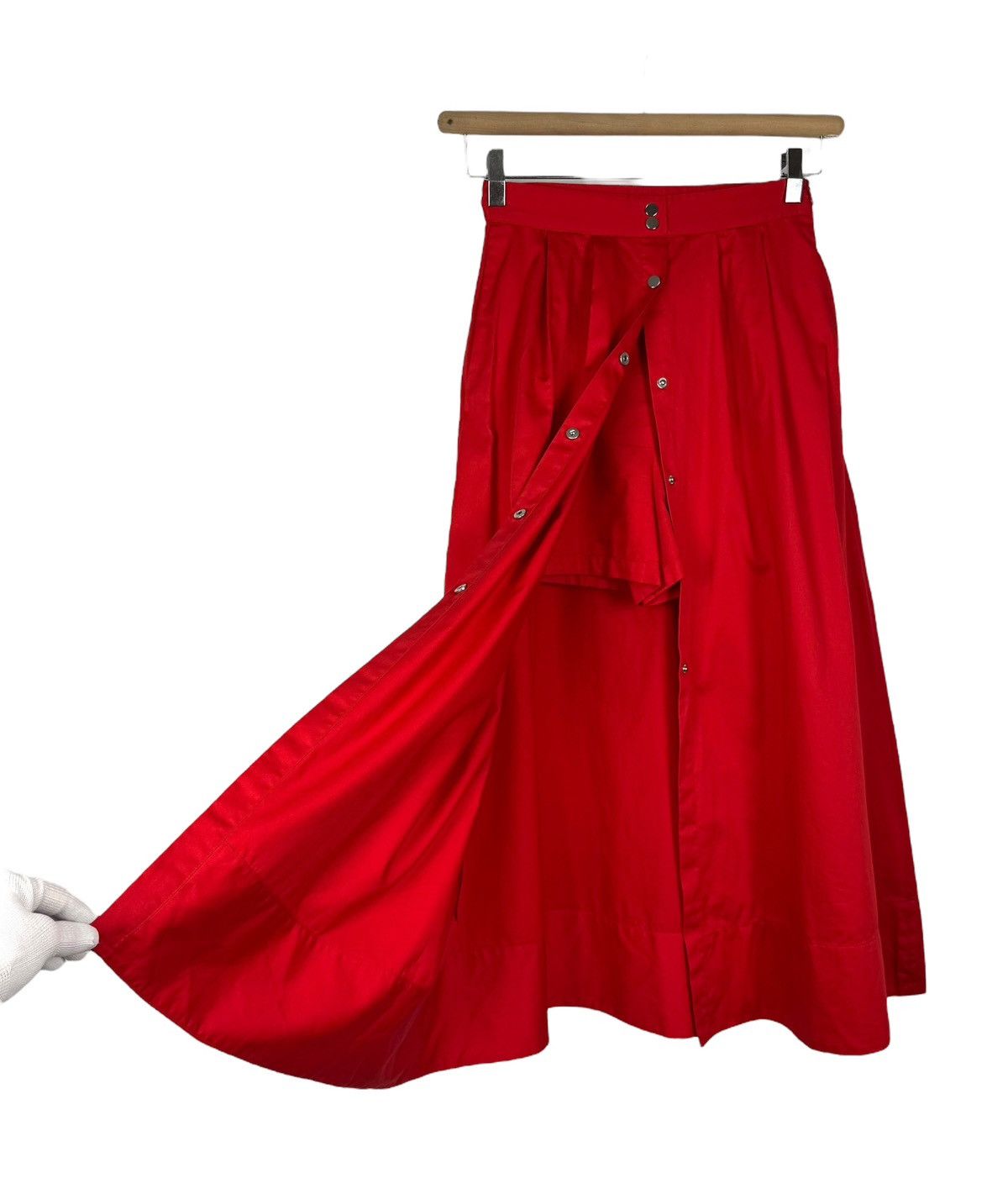 Maje Maje Cotton Maxi Skirt - Shorts Button Up size 1 Size 28" / US 6 / IT 42 - 13 Thumbnail