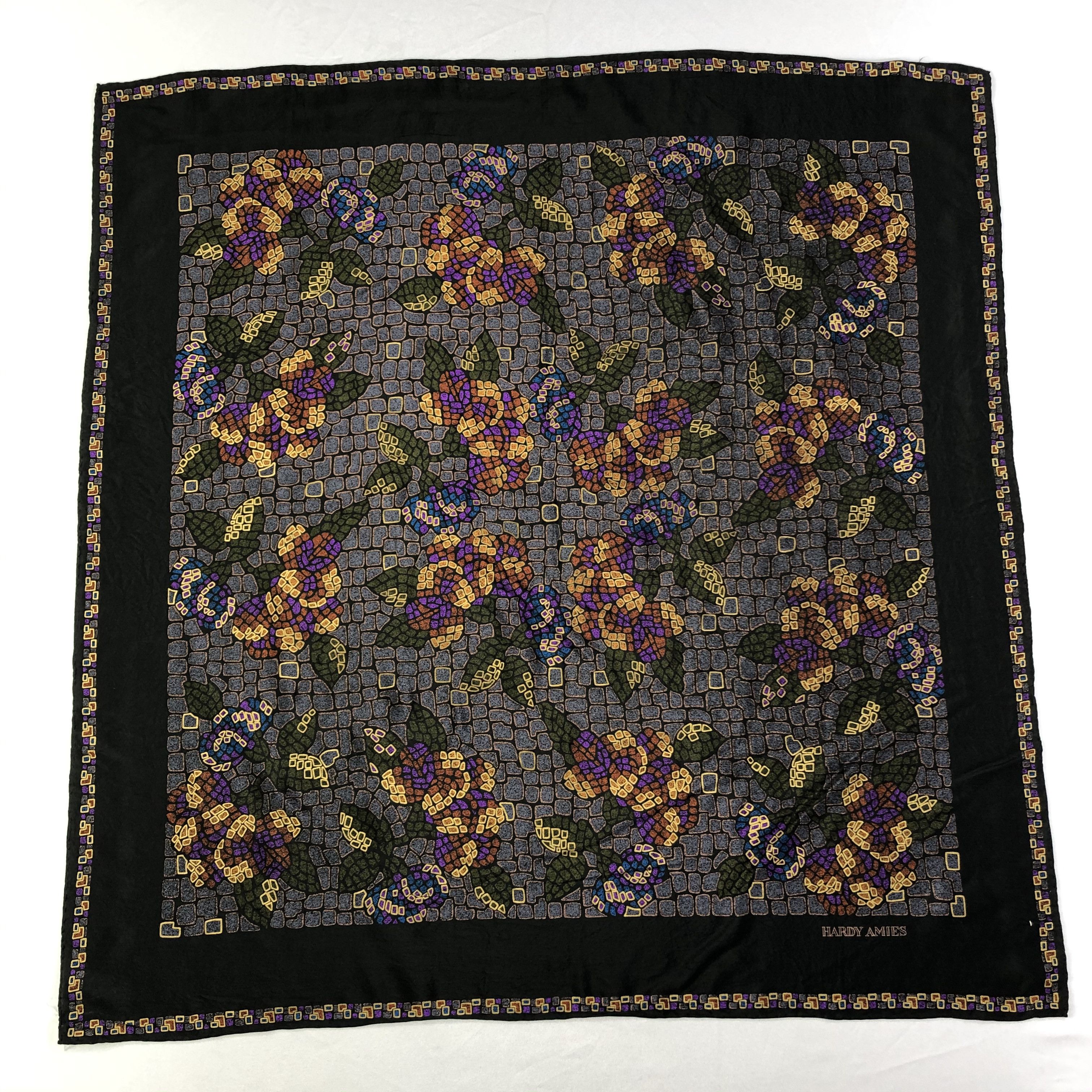Hardy Amies Vintage Lancel Silk Scarf Size ONE SIZE - 2 Thumbnail