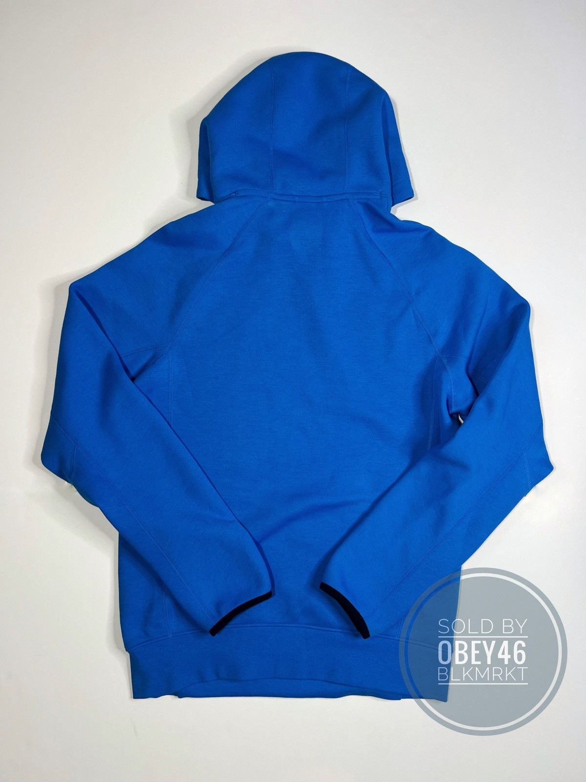 Nike Nike Sportswear Tech Fleece Blue Knit Pullover Hoodie M-Tall Size US M / EU 48-50 / 2 - 3 Thumbnail