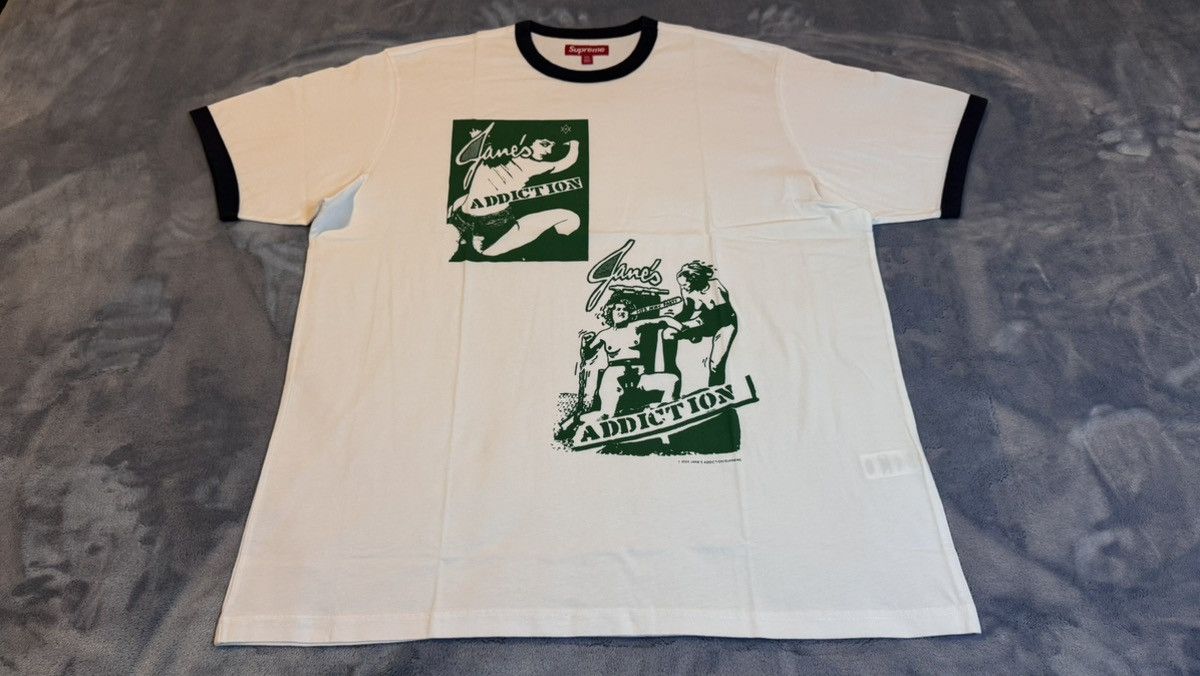 Supreme Supreme x Jane’ Addiction Ringer Tee Size US XXL / EU 58 / 5 - 1 Thumbnail