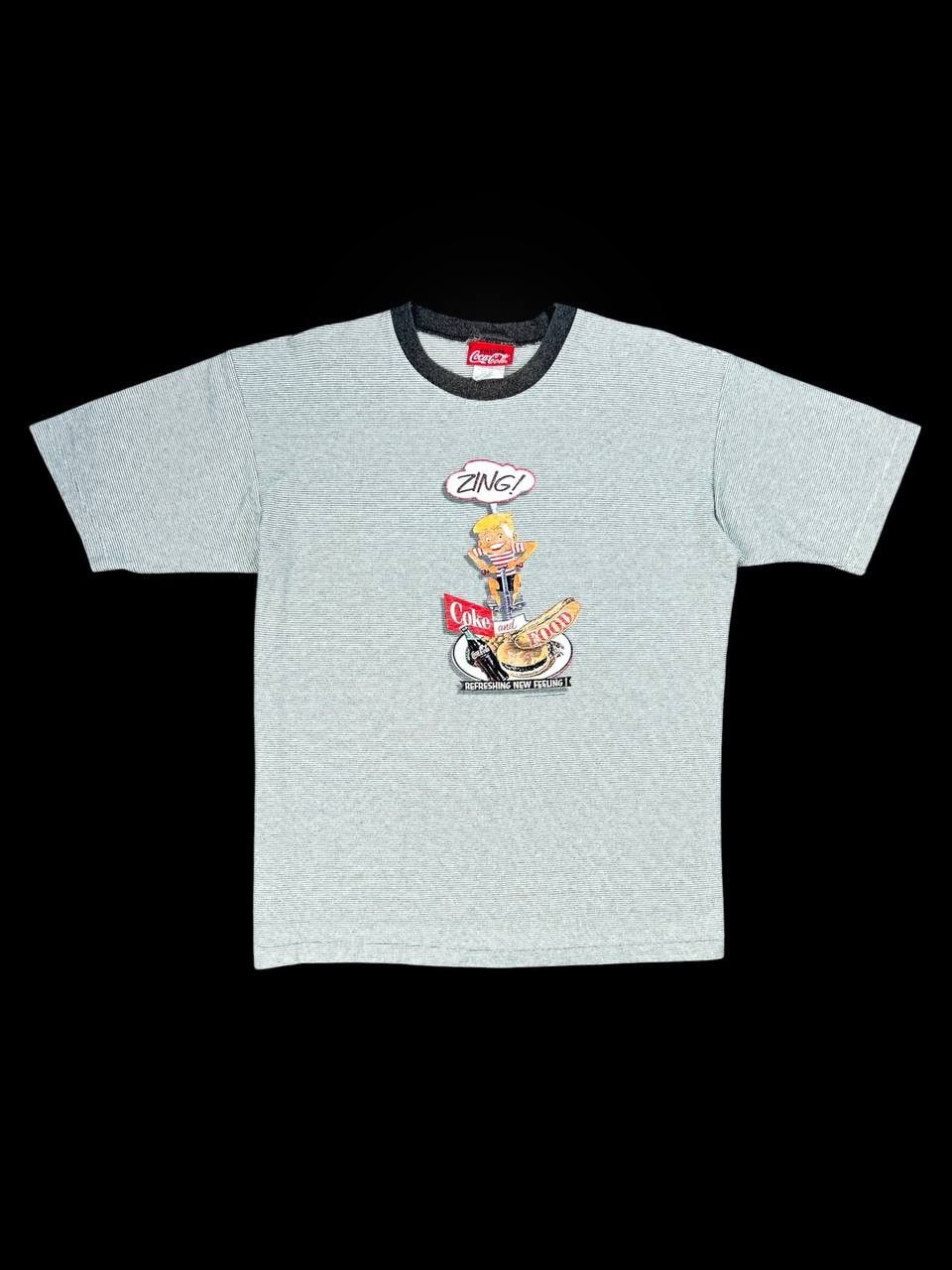 Coca Cola Vintage 90s Coca Cola Bike Boy Tees Size US L / EU 52-54 / 3 - 1 Thumbnail