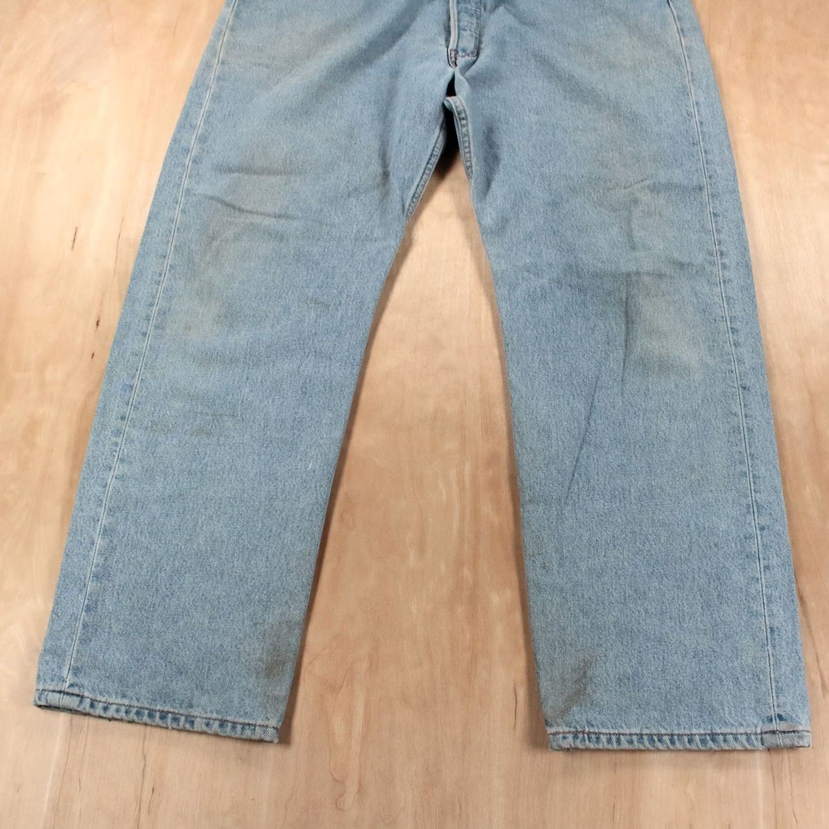 Levi's LEVI'S 501 fit denim jeans 40x32 faded red tab button fly workwear 90s 00s Mens Size US 40 / EU 56 - 5 Thumbnail
