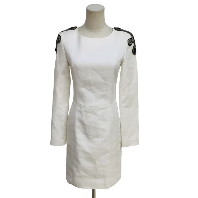 Pierre Balmain Pierre Balmain Embellished Shoulder Mini Dress 36 Size XS / US 0-2 / IT 36-38 - 1 Thumbnail