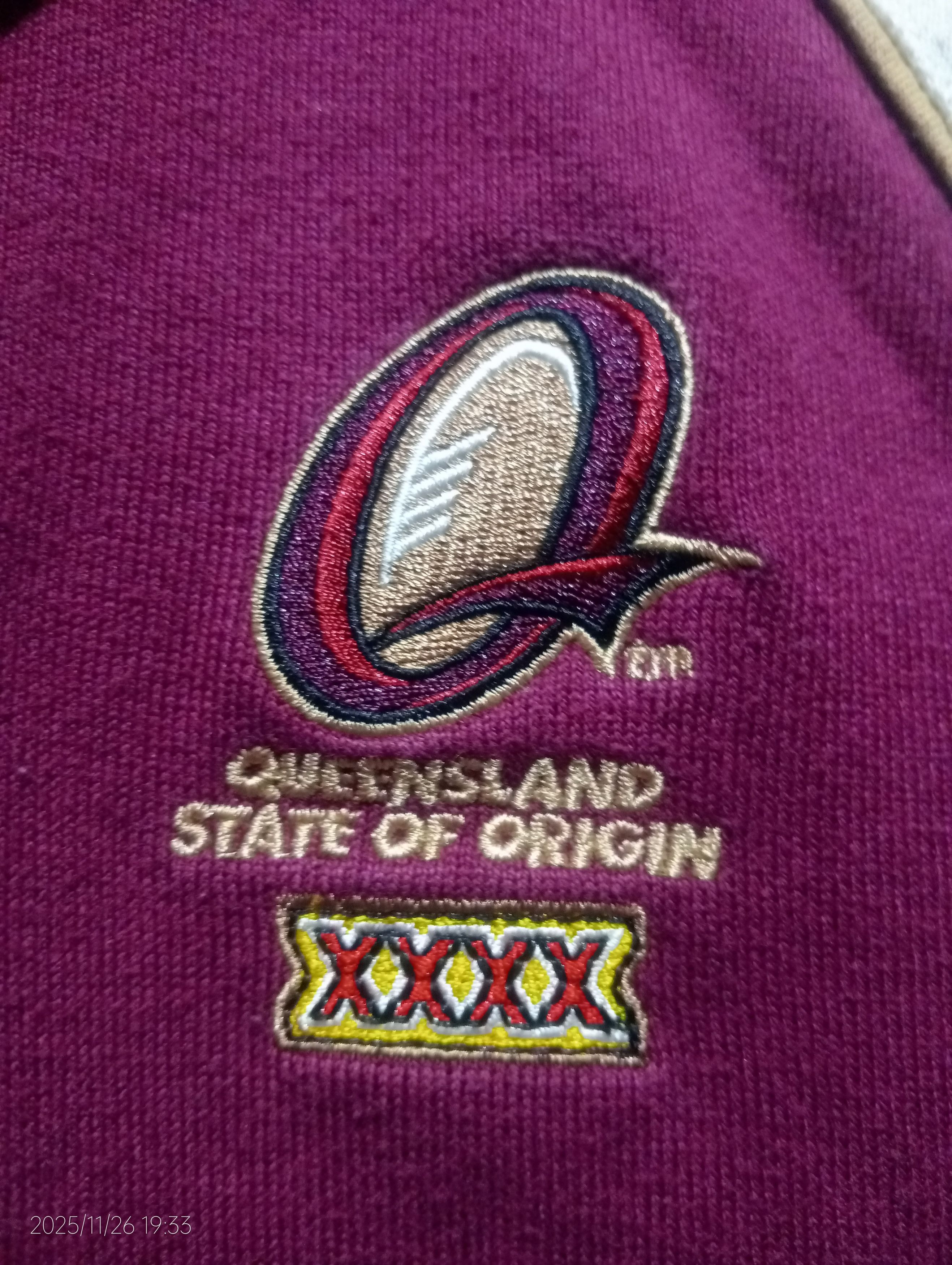 Canterbury of New Zealand Vintage CONZ Queensland State of Origin Polo Rugby Jersey Size US S / EU 44-46 / 1 - 5 Thumbnail