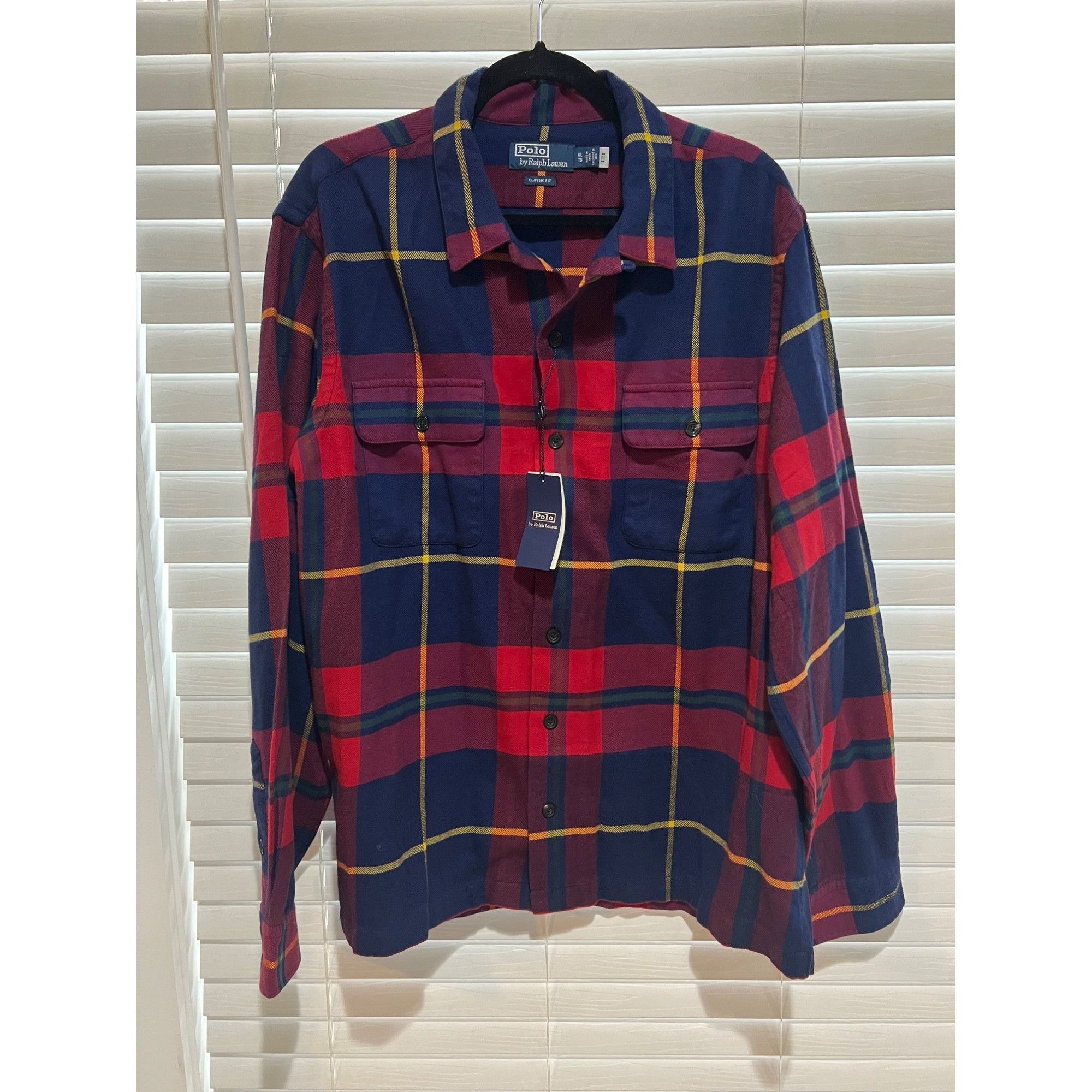Ralph Lauren Polo Ralph Lauren Flannel Long Sleeve Button Up Shirt - NWT Size US XL / EU 56 / 4 - 1 Thumbnail