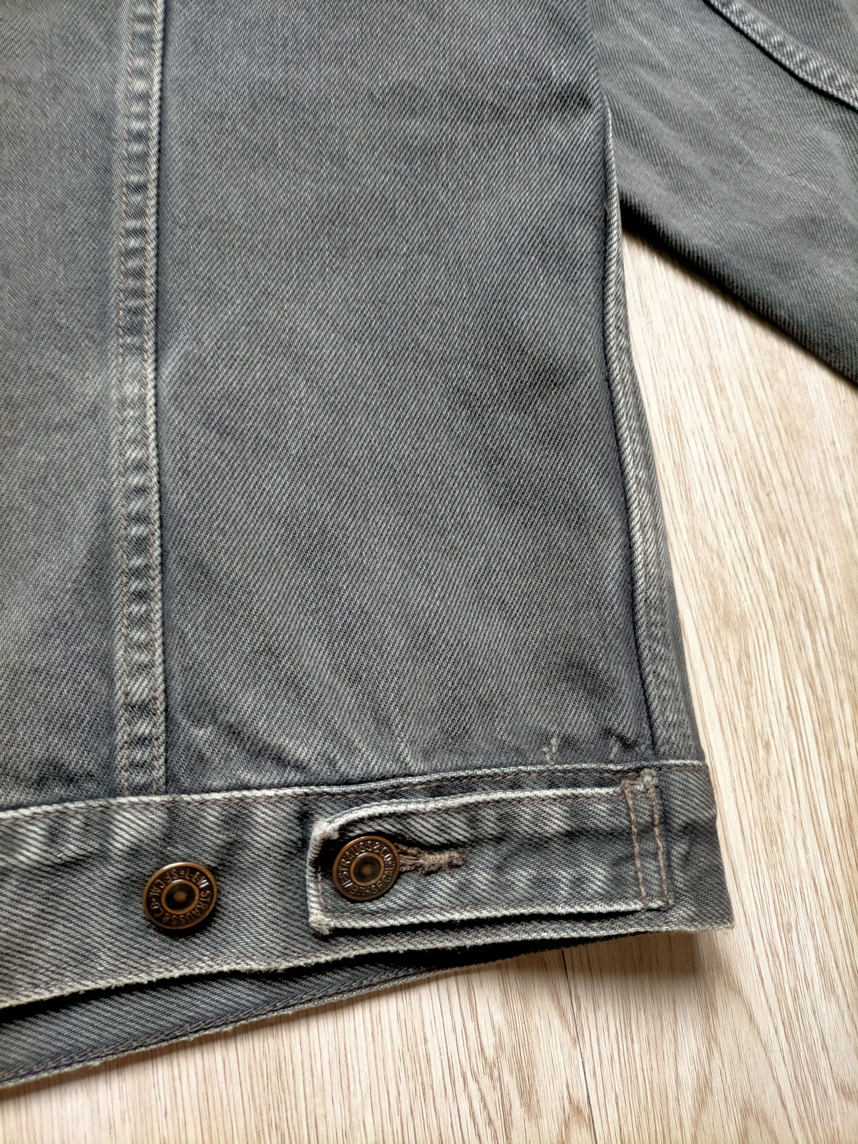 Levi's Vintage 90s Levis 503 Super Black Trucker Jacket Jeans Size US L / EU 52-54 / 3 - 18 Thumbnail