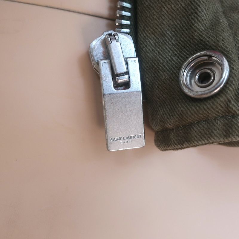 Saint Laurent Paris Saint Laurent Military Parka Army Green Twill Size 48 Size US M / EU 48-50 / 2 - 3 Thumbnail