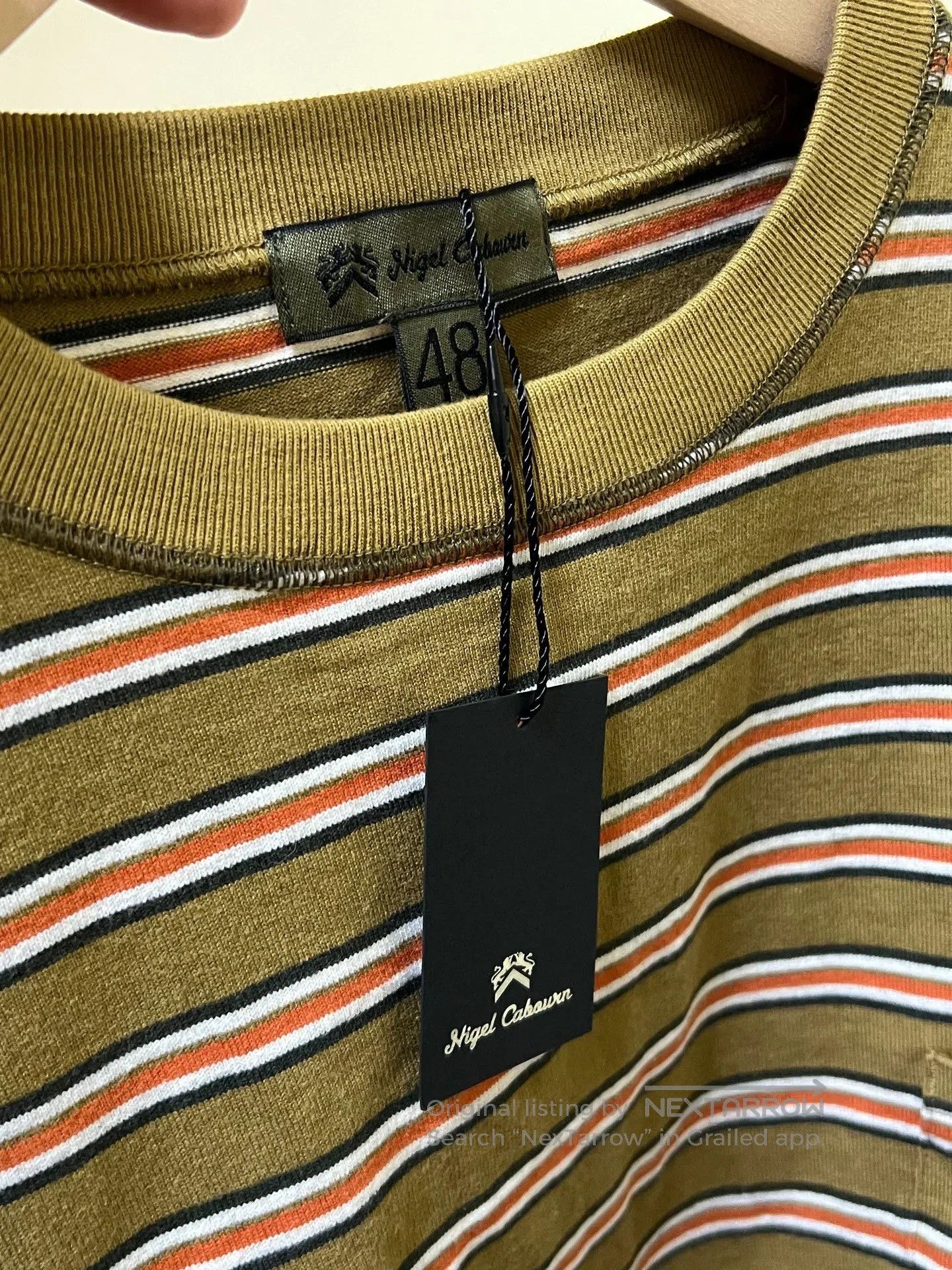 Nigel Cabourn Nigel Cabourn 9.5OZ Border Stripe T. Size US M / EU 48-50 / 2 - 5 Thumbnail