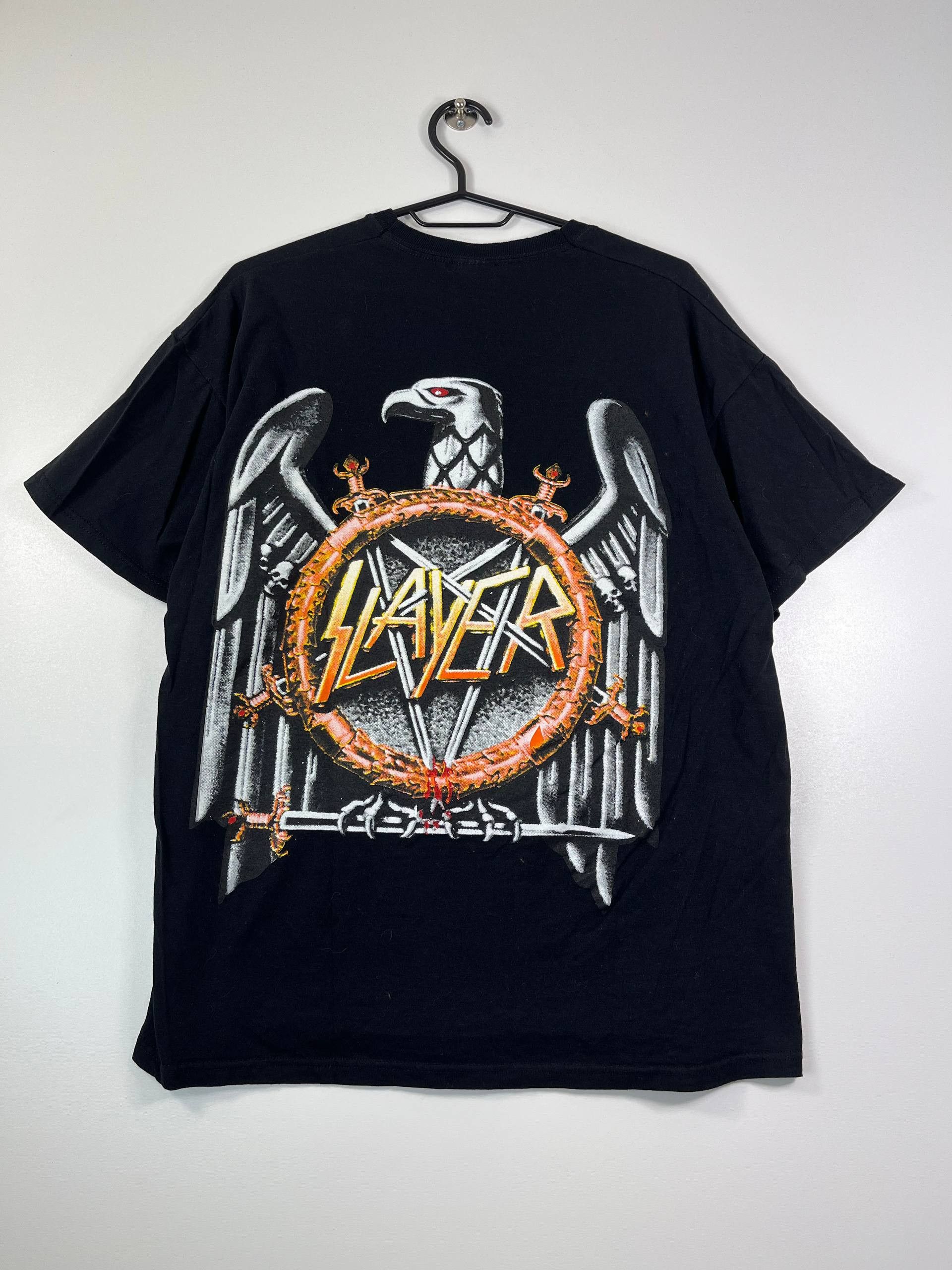 Fruit Of The Loom Slayer Vintage Metal T-Shirt Black Original Size L Size US L / EU 52-54 / 3 - 1 Thumbnail