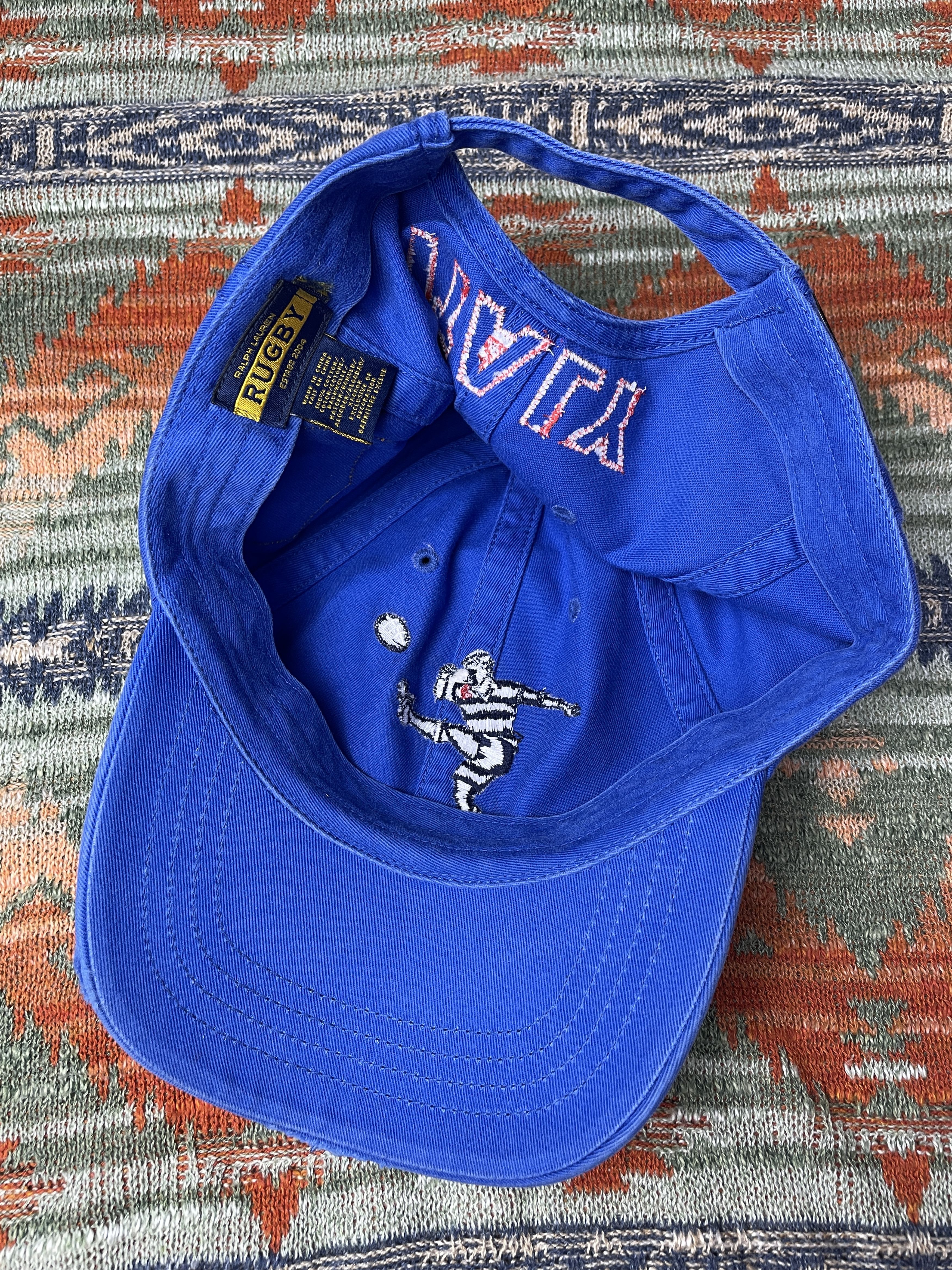 Ralph Lauren × Rugby Ralph Lauren Polo Ralph Lauren Rugby Leather Baseball Hat Cap Size ONE SIZE - 6 Thumbnail