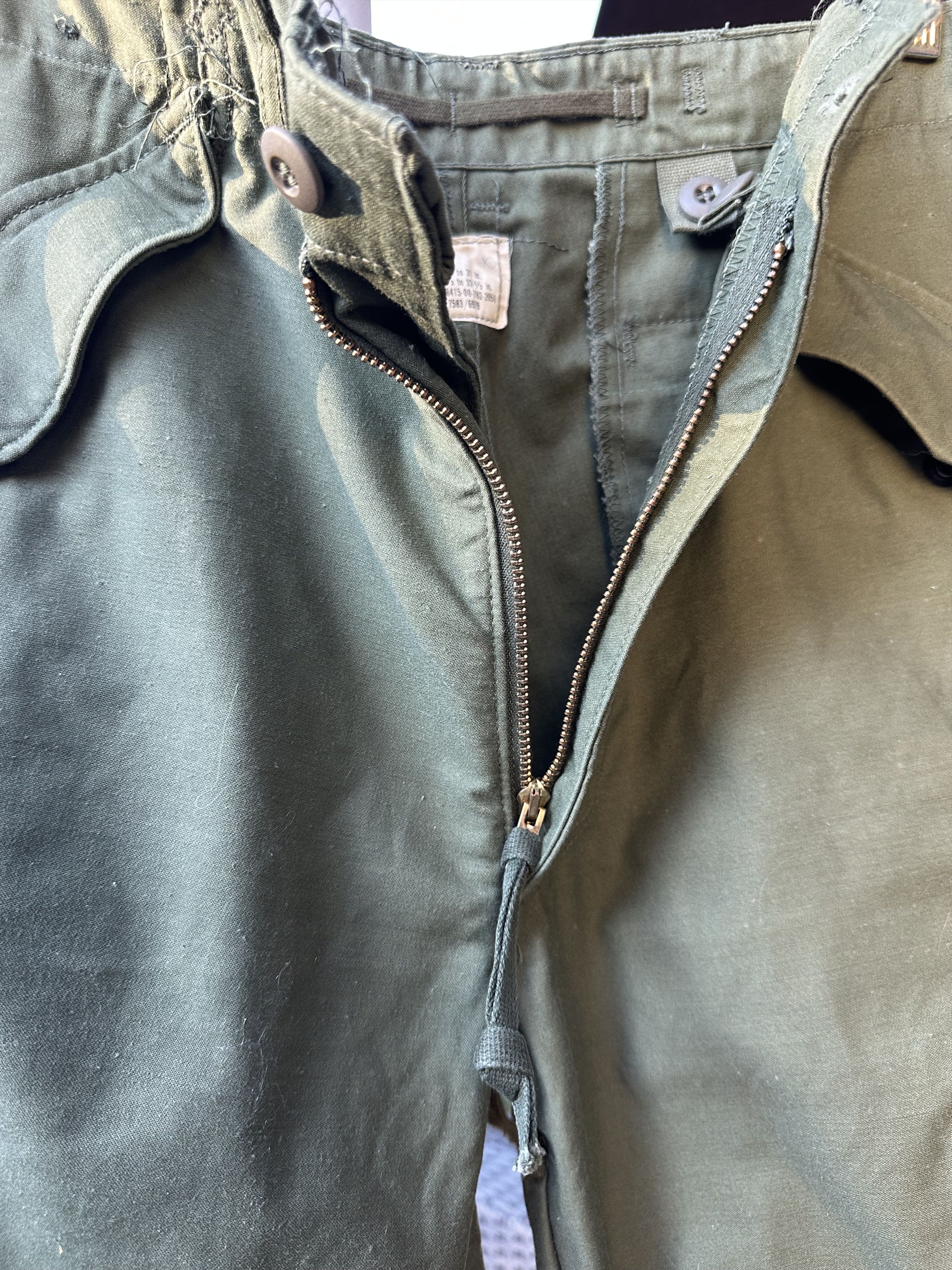 Vintage 1972 Vietnam War US Army M65 Cold Weather Trousers Size US 31 - 7 Thumbnail