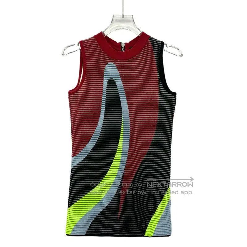 Versace Versace Color-Blocked Nylon Dress Size S . Size S / US 4 / IT 40 - 1 Thumbnail