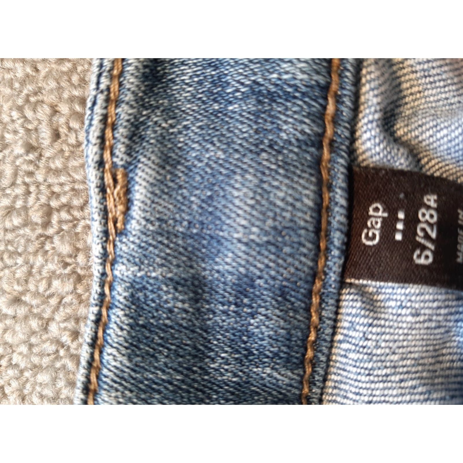 Gap Gap Womens Jeans blue Size 6 Boot Cut Inseam 32 in Waist 32 in Regular Skinny Premium Bootcut 27 in Blue Ladies Mens Womens Size 28" / US 6 / IT 42 - 3 Thumbnail