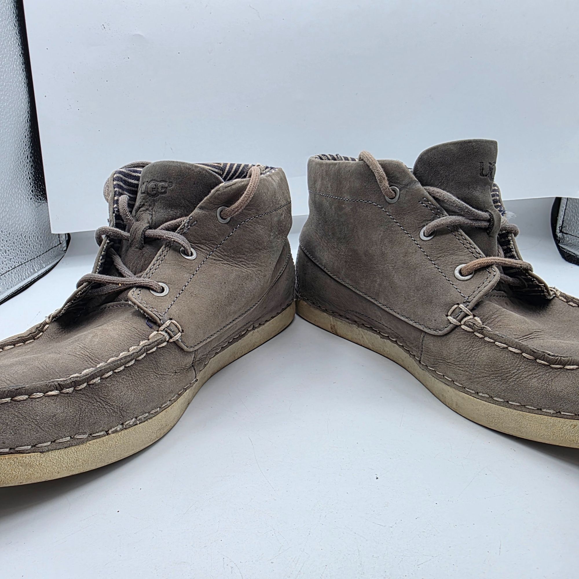 Ugg UGG Kaldwell Mens Size 9.5 Gray Chukka Ankle Boots Vibram So Size US 9.5 / EU 42-43 - 2 Thumbnail