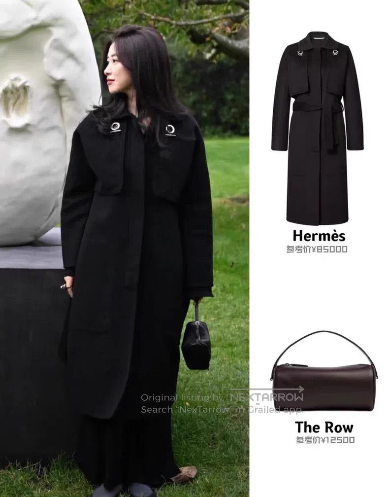 Hermes Hermes Holiday Series Black Cashmere Coat Size XXS / US 00 / IT 34 - 7 Thumbnail