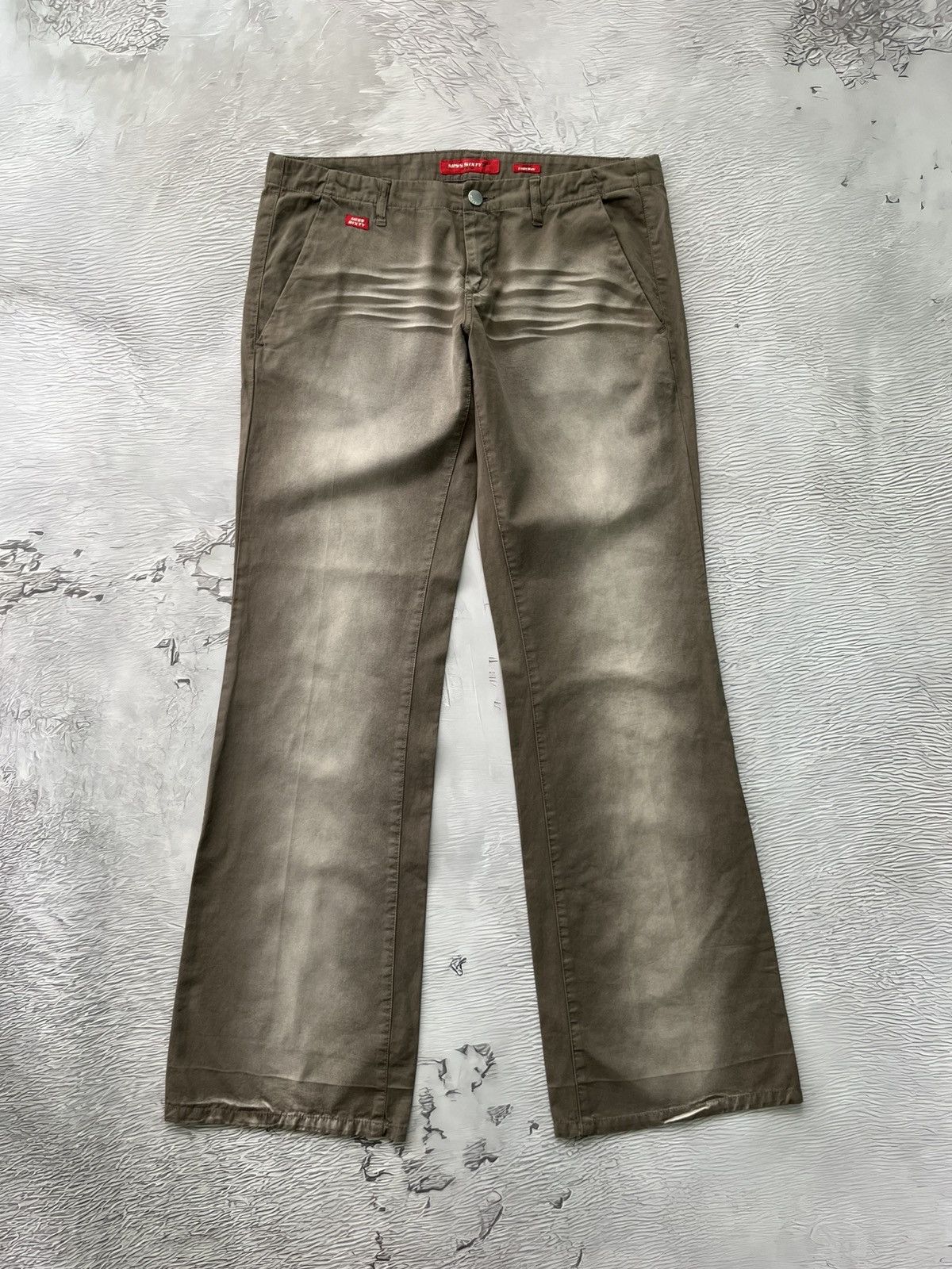 Miss Sixty Rare Miss Sixty Wide Leg Y2K Pants If Six Was Nine Beige Size 30" / US 8 / IT 44 - 1 Thumbnail