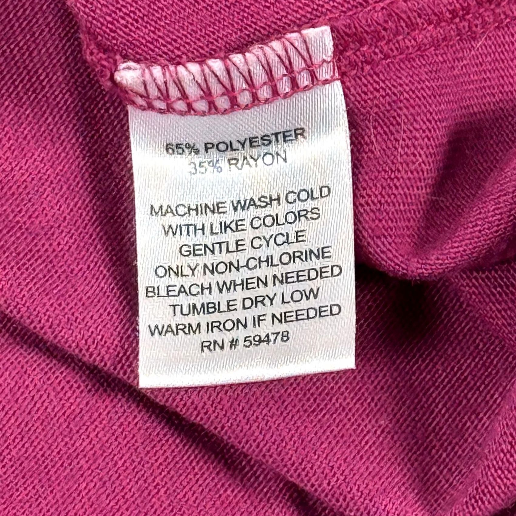 Vintage Mercer & Madison Shirt Womens Small Ruffle V Neck Sleeveless Top Stretch Office Pink Blouse Womens Small V-Neck Sleeveless Shirt Size S / US 4 / IT 40 - 3 Thumbnail